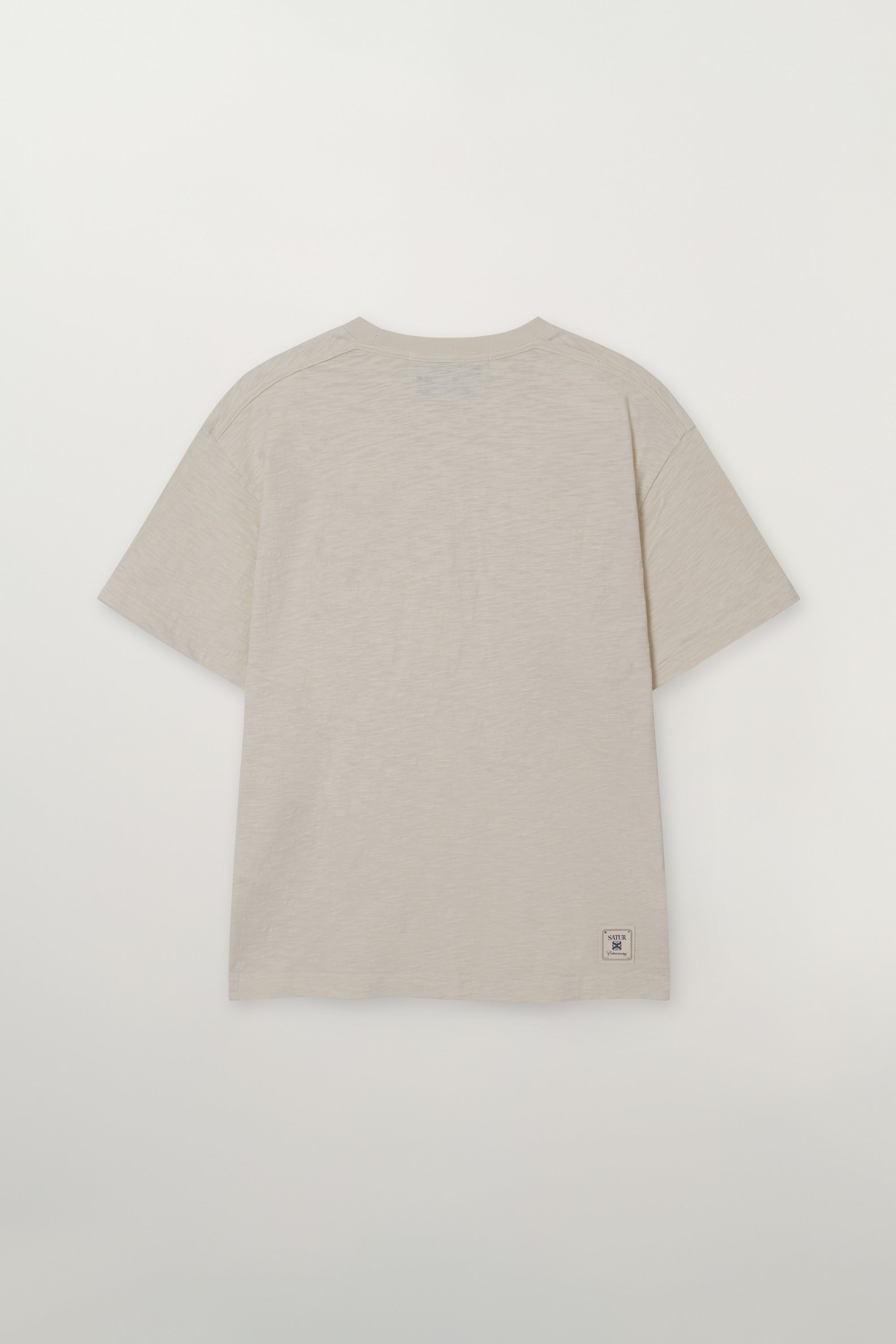 (U) Satur Marine Collage Tee Cream