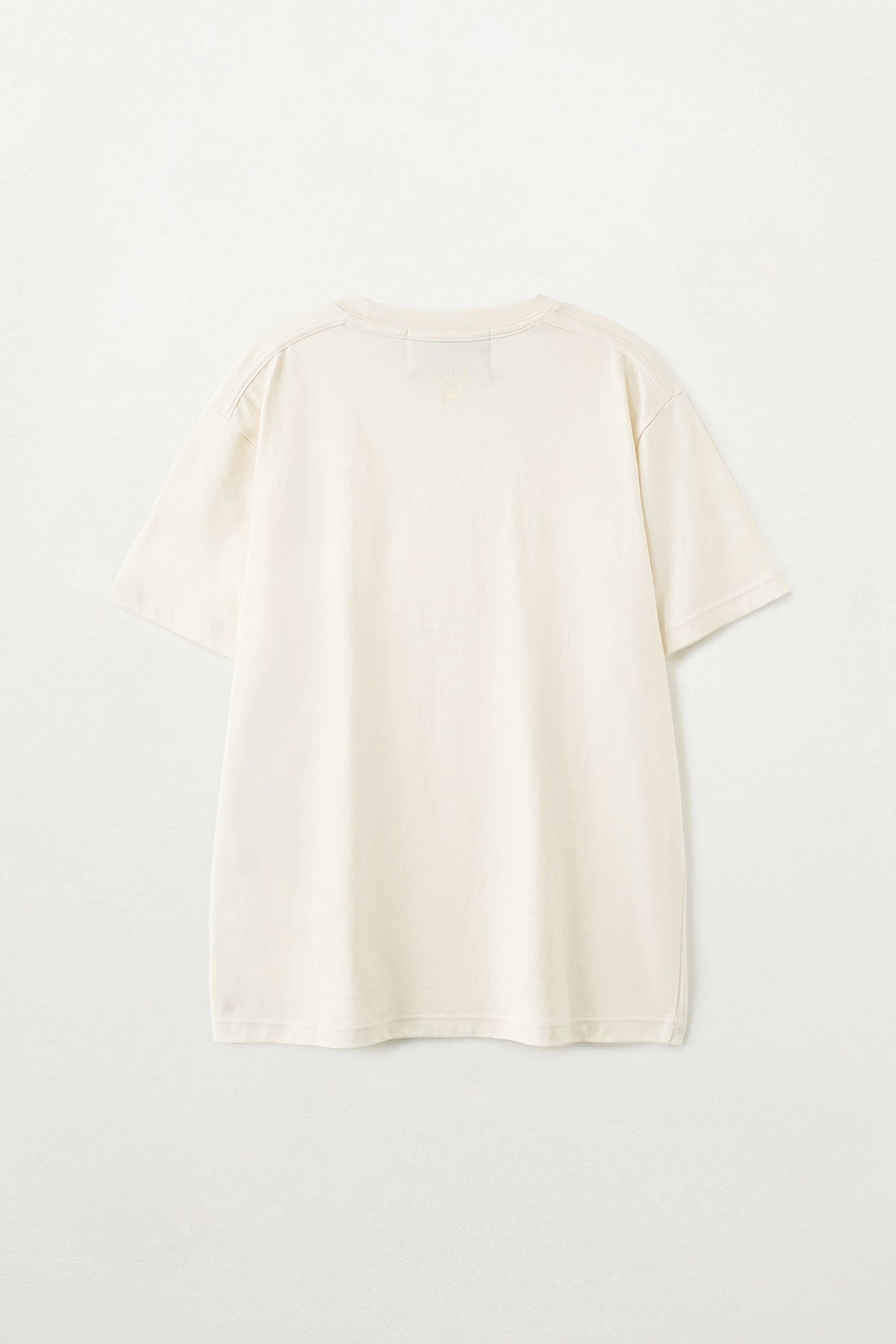 (U) Supima Basic Crew Neck Tee Cream