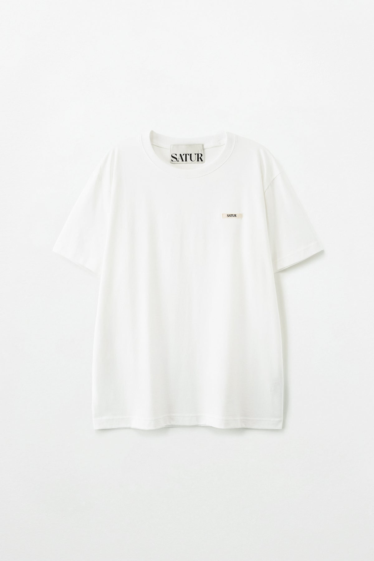 (U) Supima Basic Crew Neck Tee White