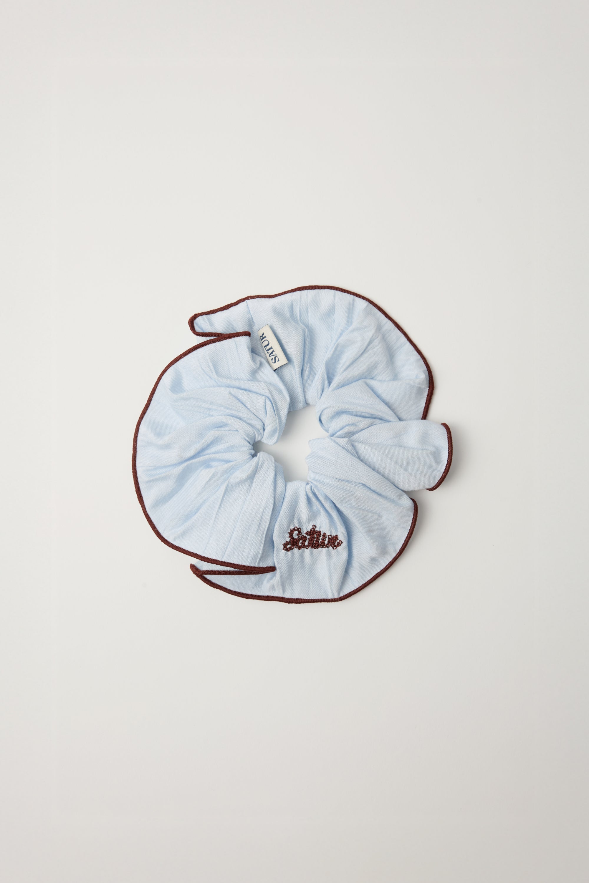 (W) Wrinkle Block Scrunch Sky Blue