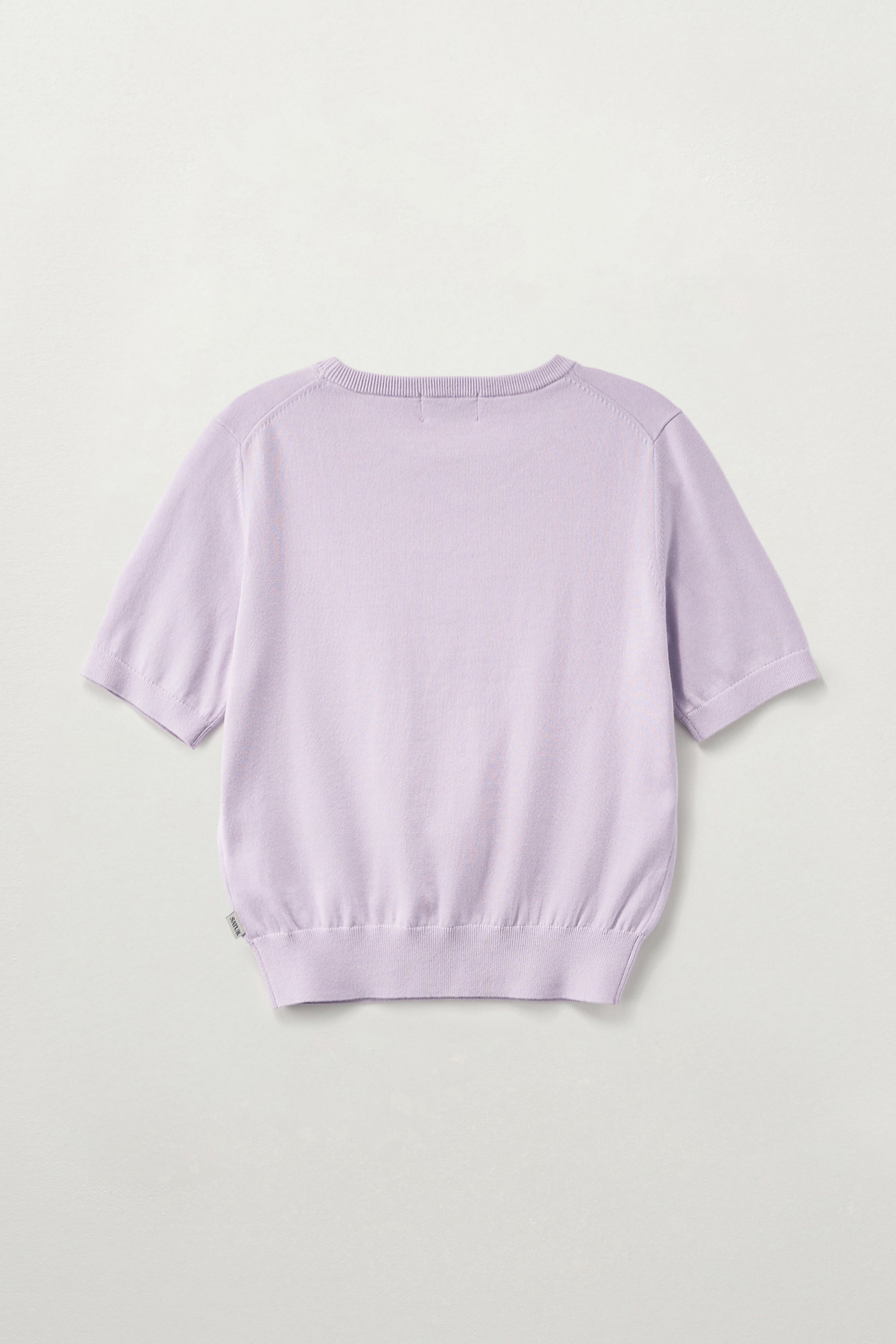 (W) Loren Crew Neck Fine Knit Lavender