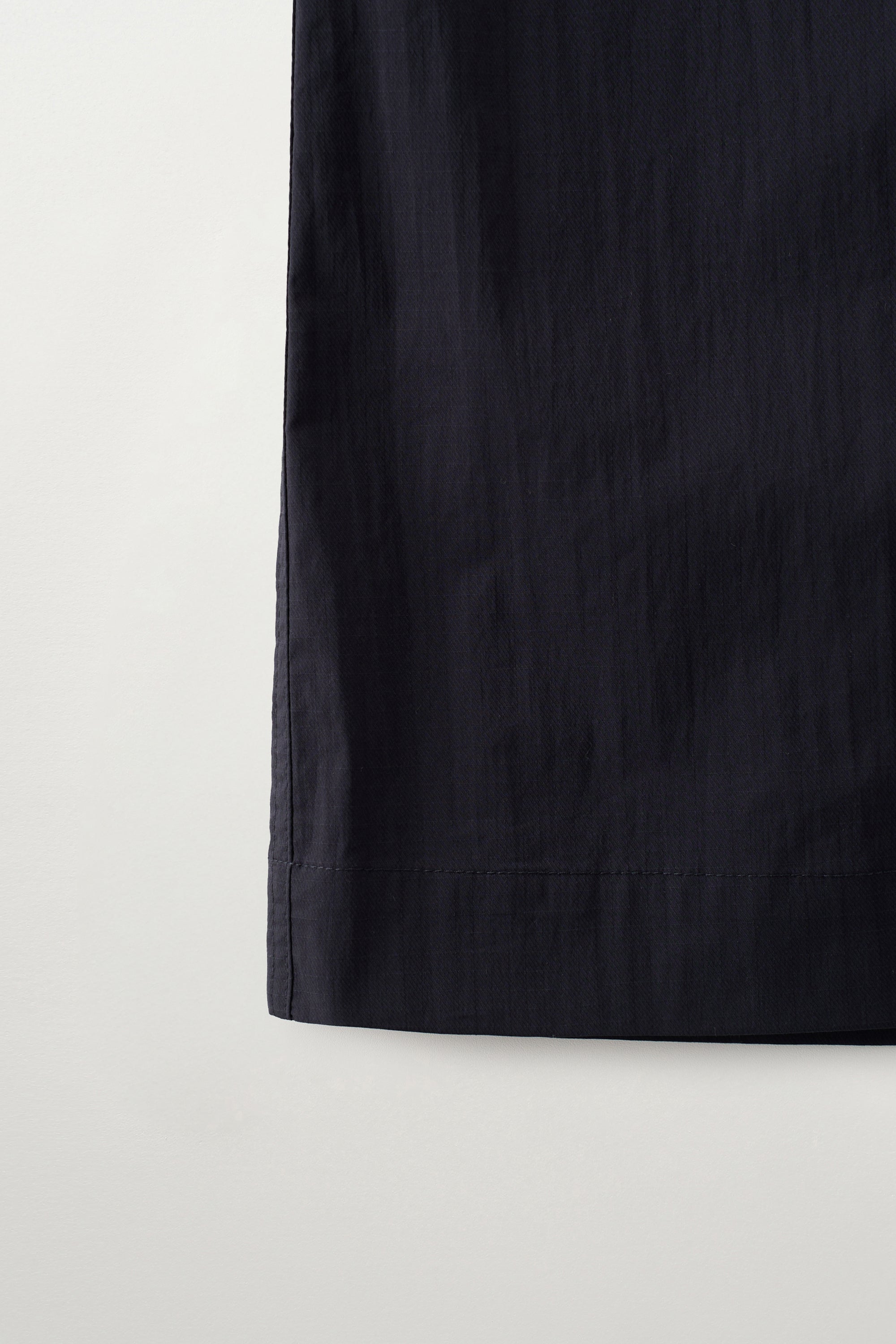 (W) Parachute Long Skirt Navy