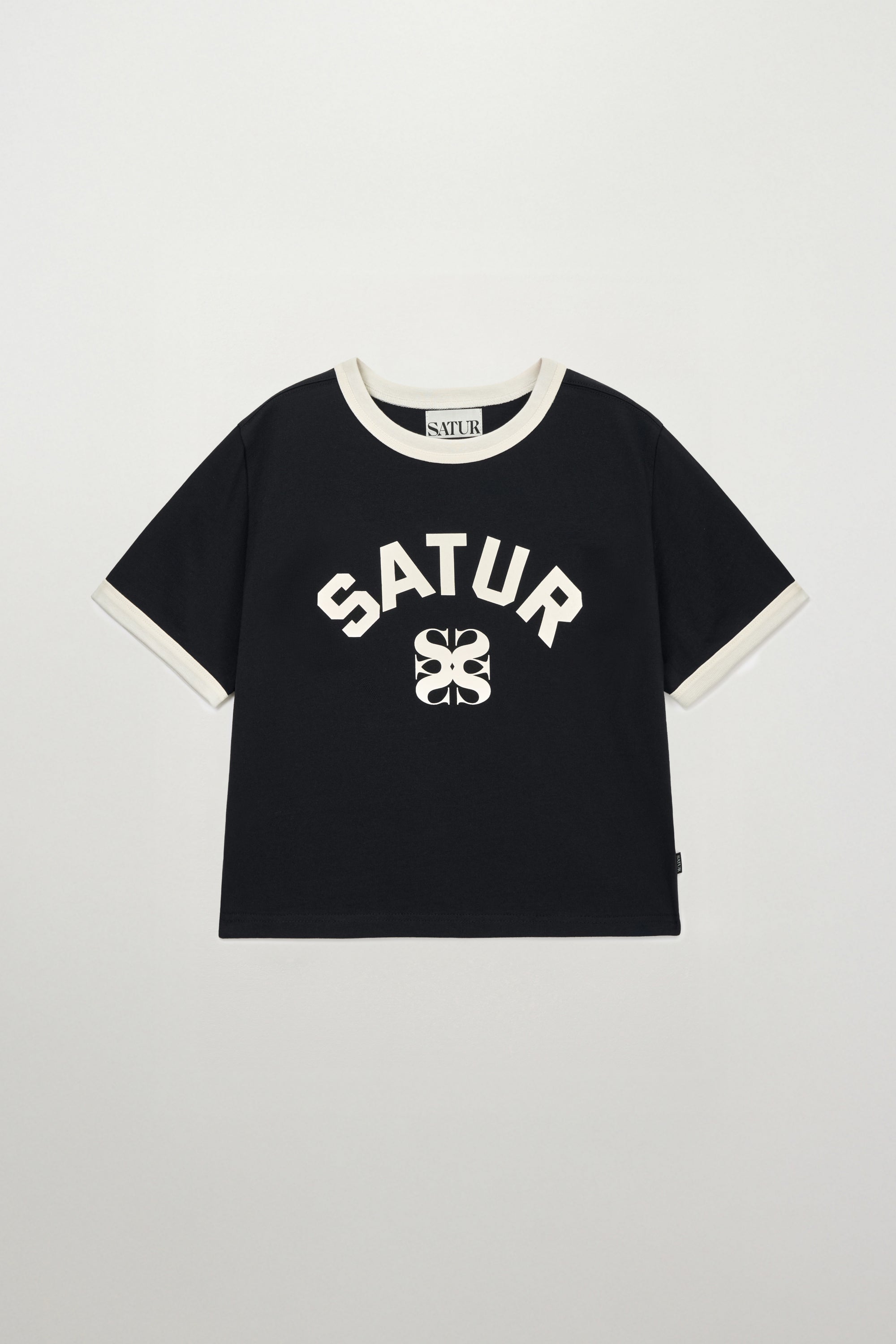 (W) Satur Arch Logo Tee Black