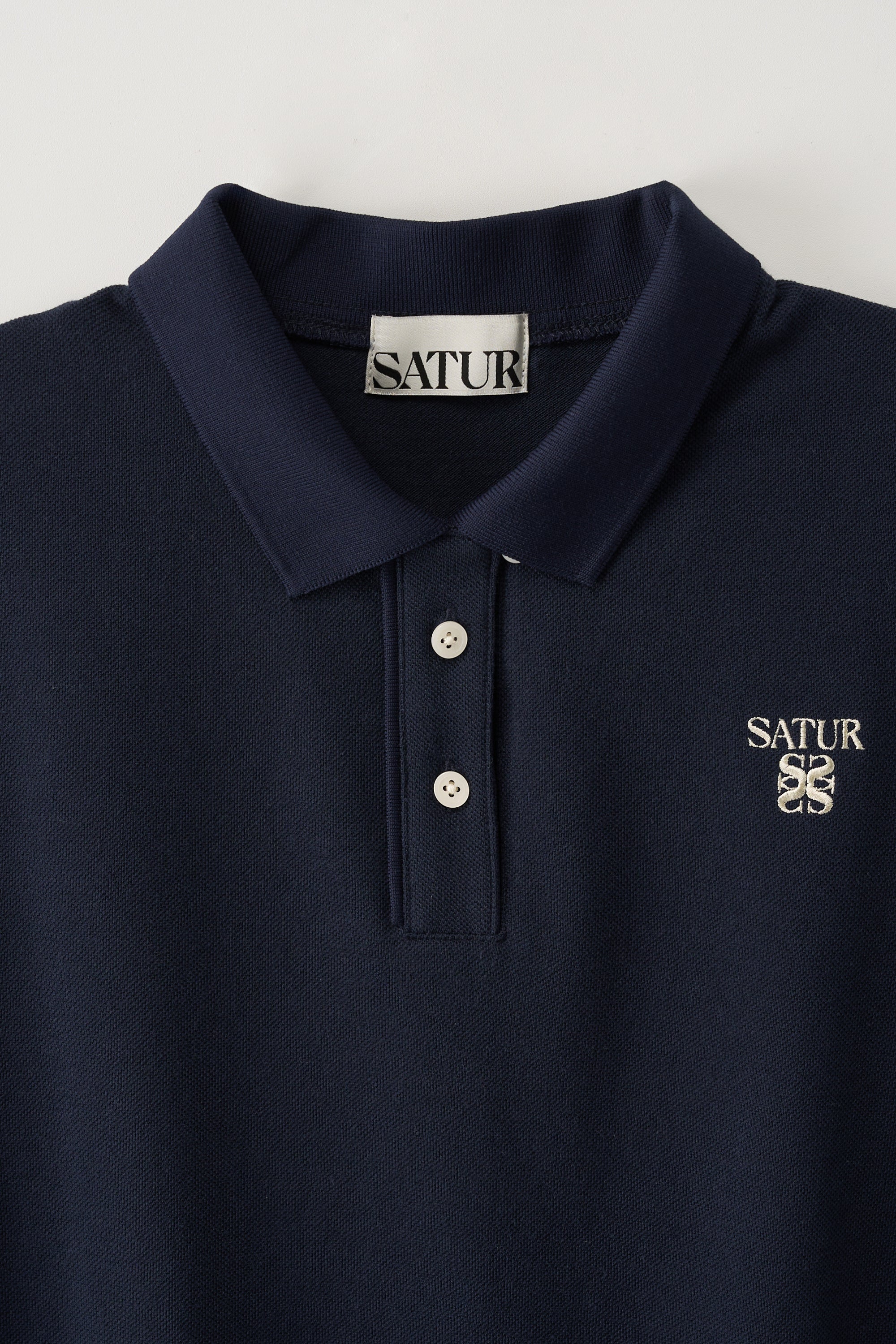 (W) Loren Pique Polo Tshirt Navy