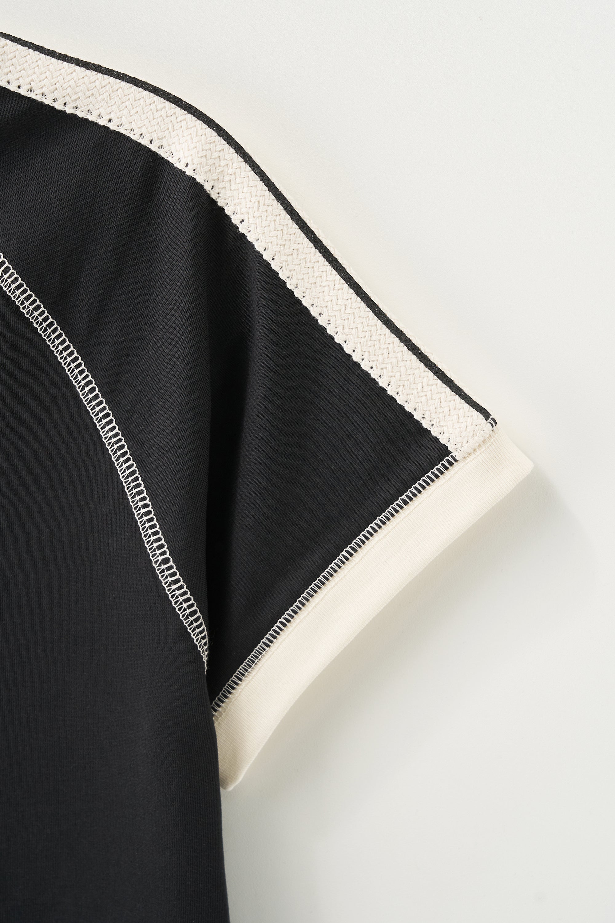 (W) Lawton Ringer Tshirt Black