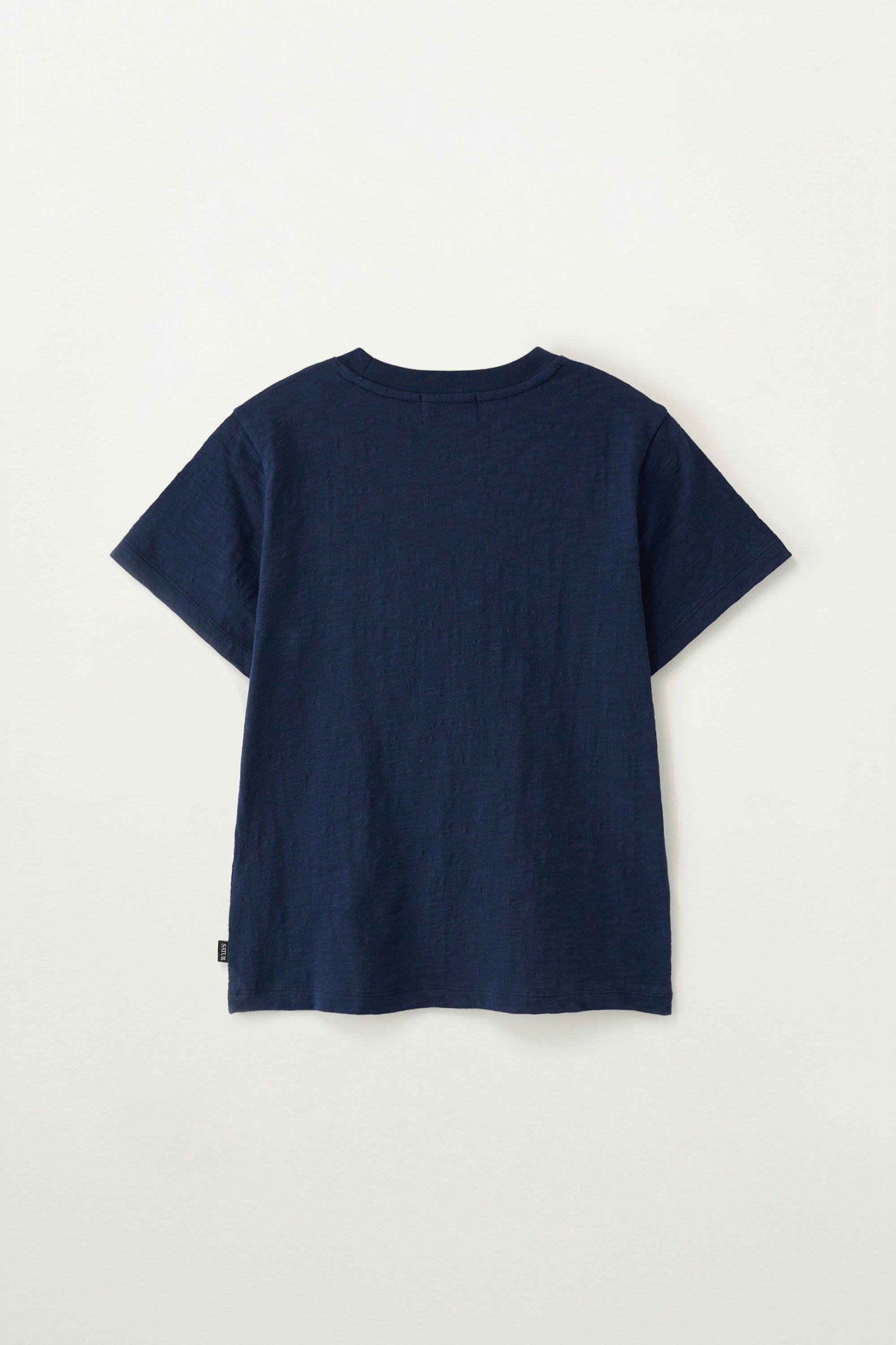 (W) I Love Graphic Rl Slub Tee Navy