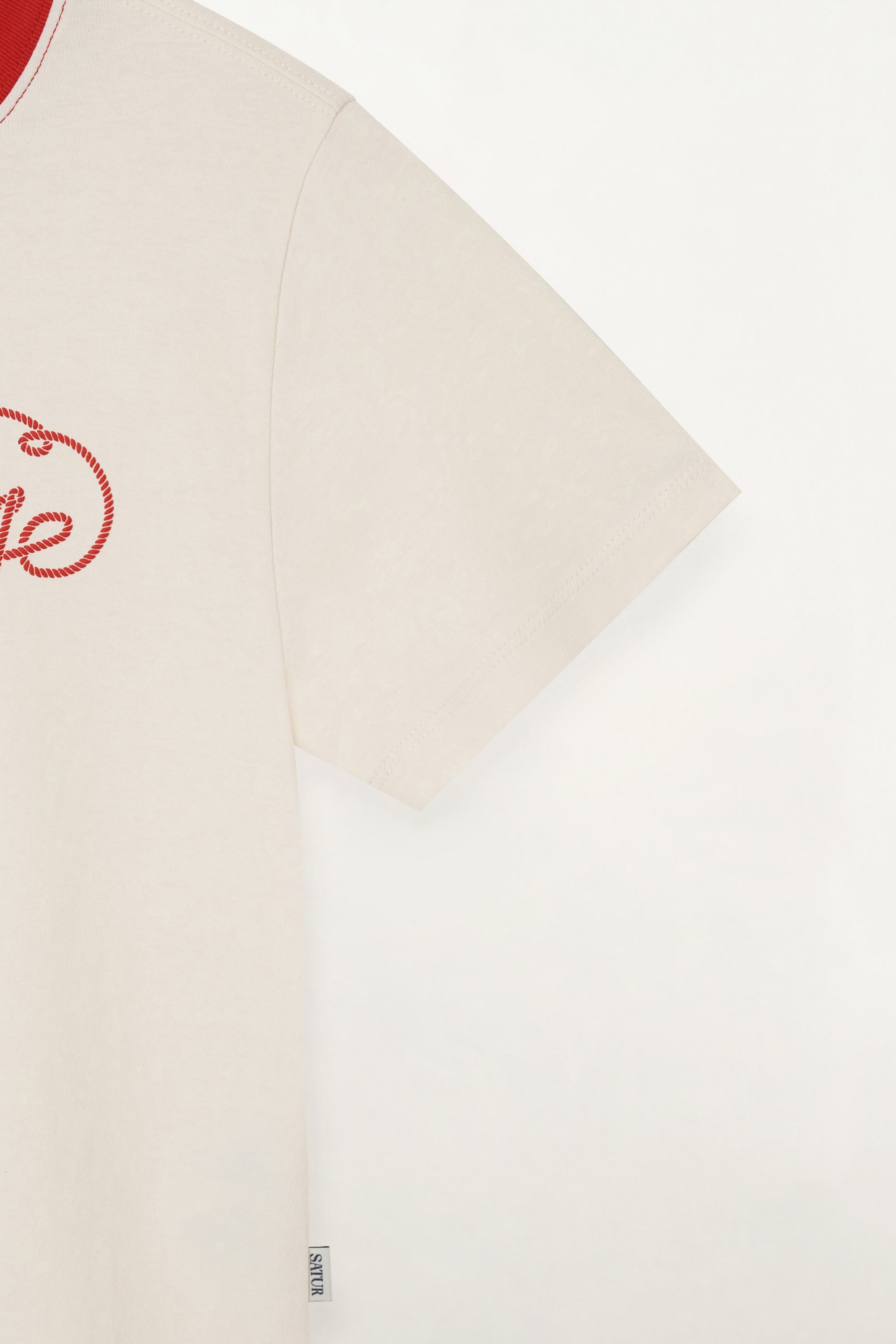 (W) Bon Voyage Graphic Tshirt Cream