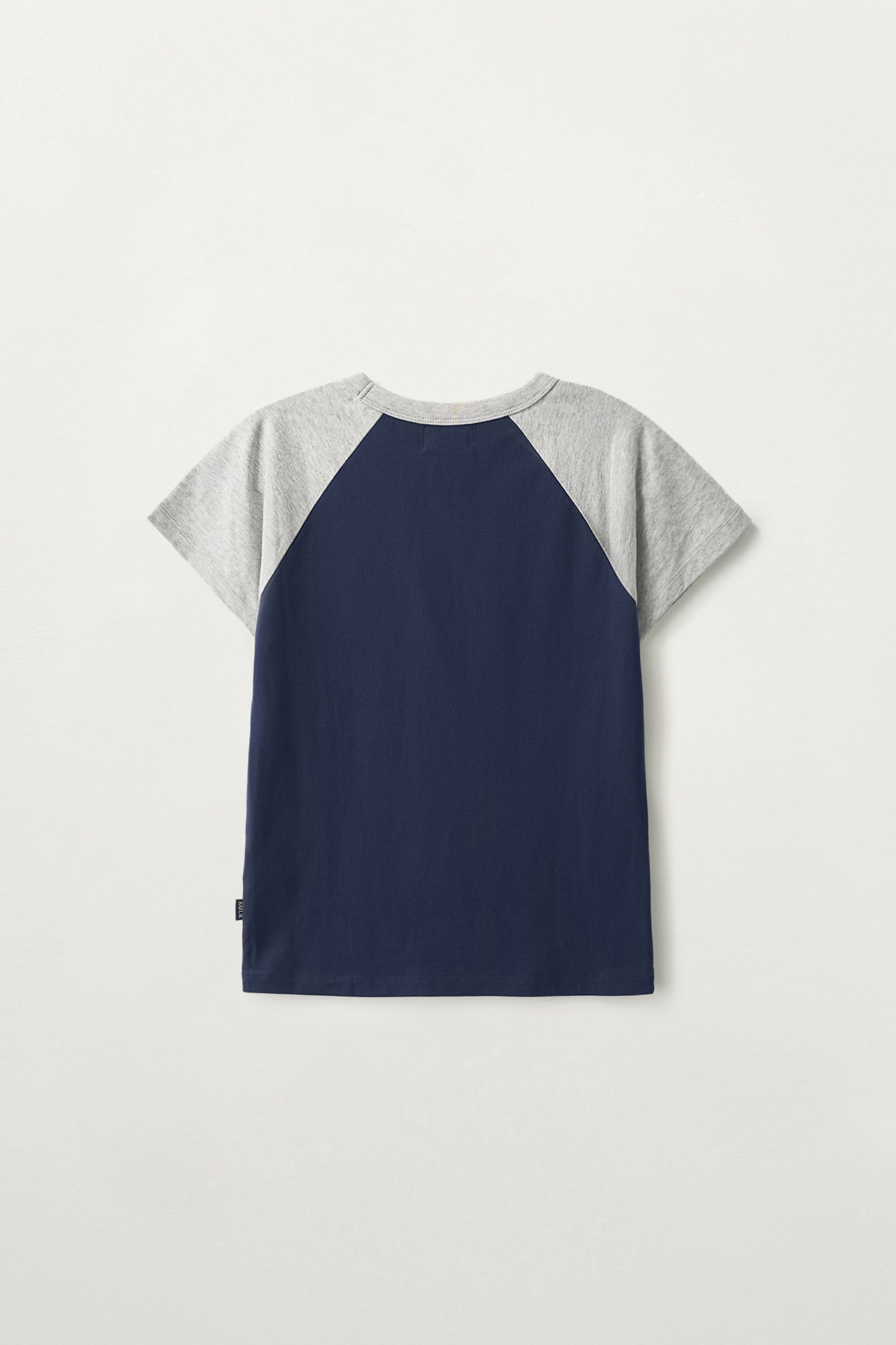 (W) Heart Raglan Tshirt Navy