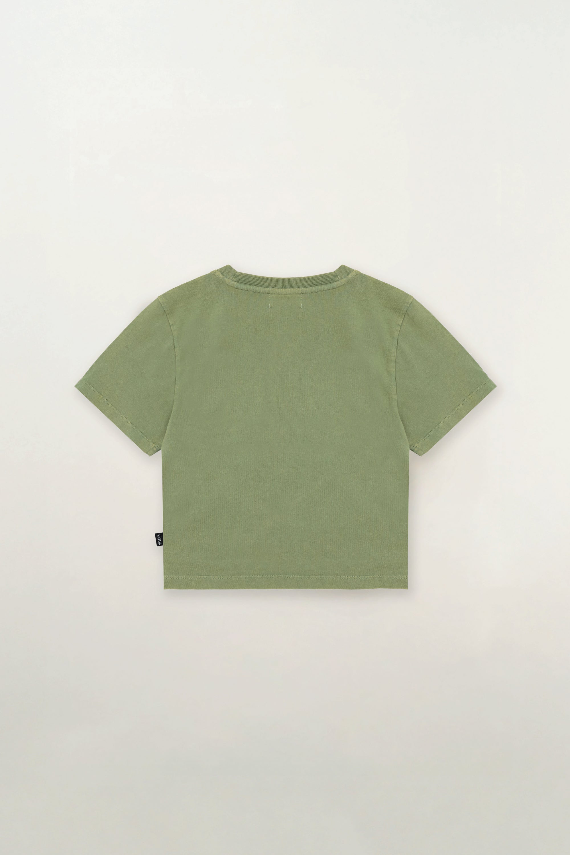 (W) Citron Tree Stone Crop Tee Khaki
