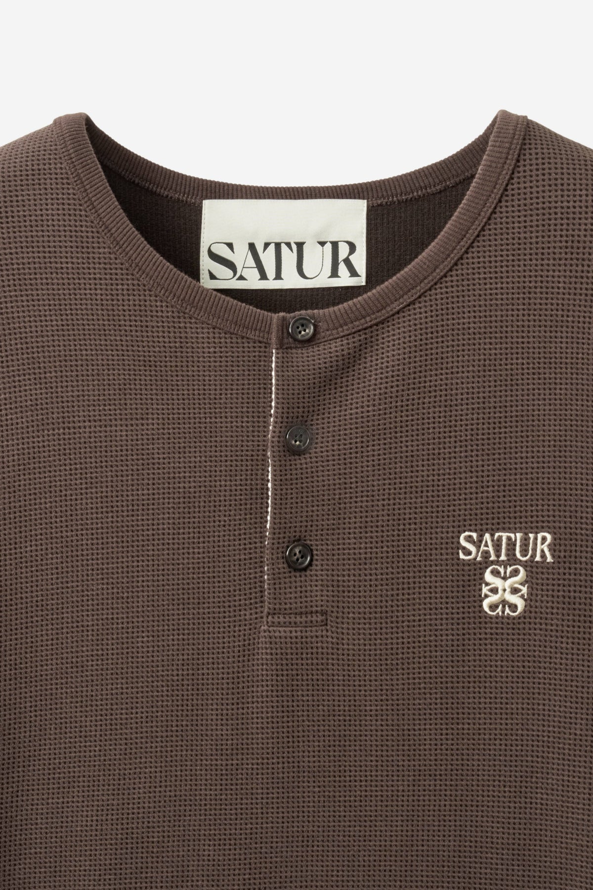 (U) Waffle Henley Long Sleeve