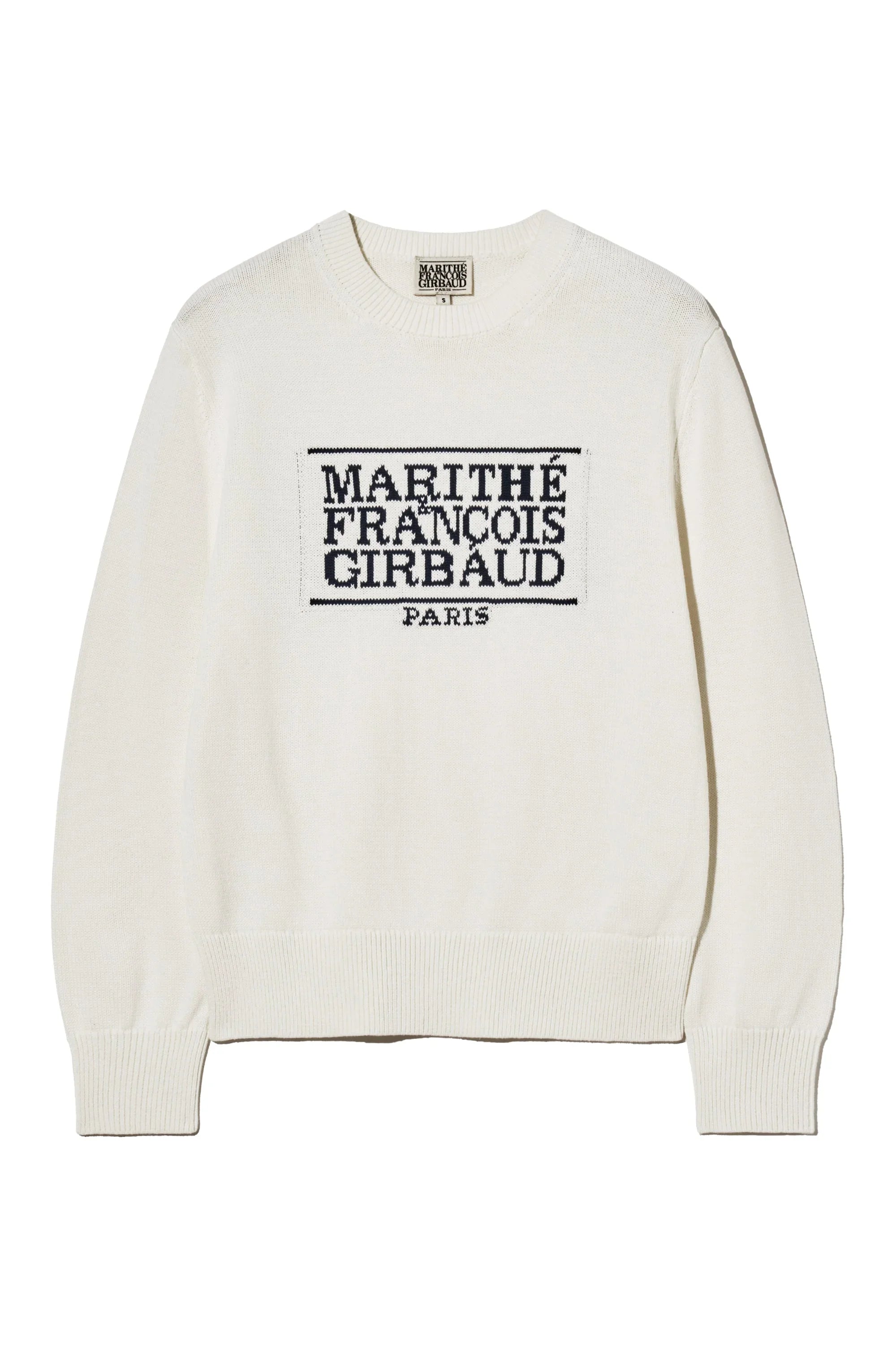 Classic Logo Knit Pullover Ivory