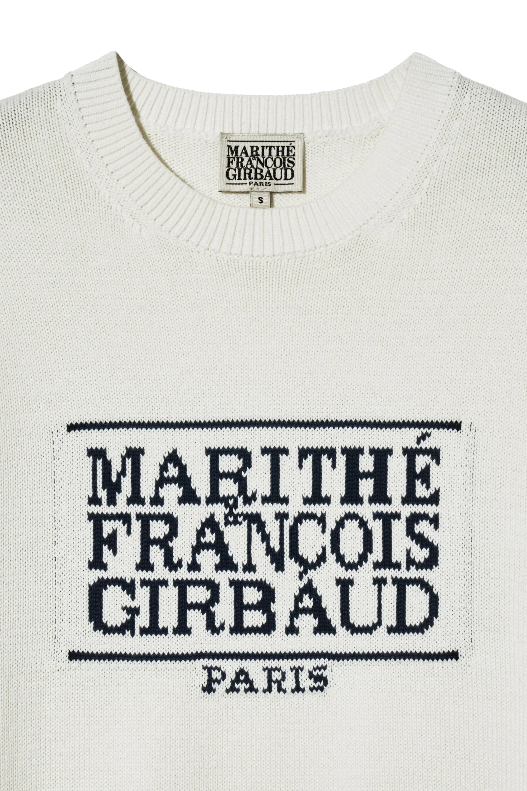 Classic Logo Knit Pullover Ivory