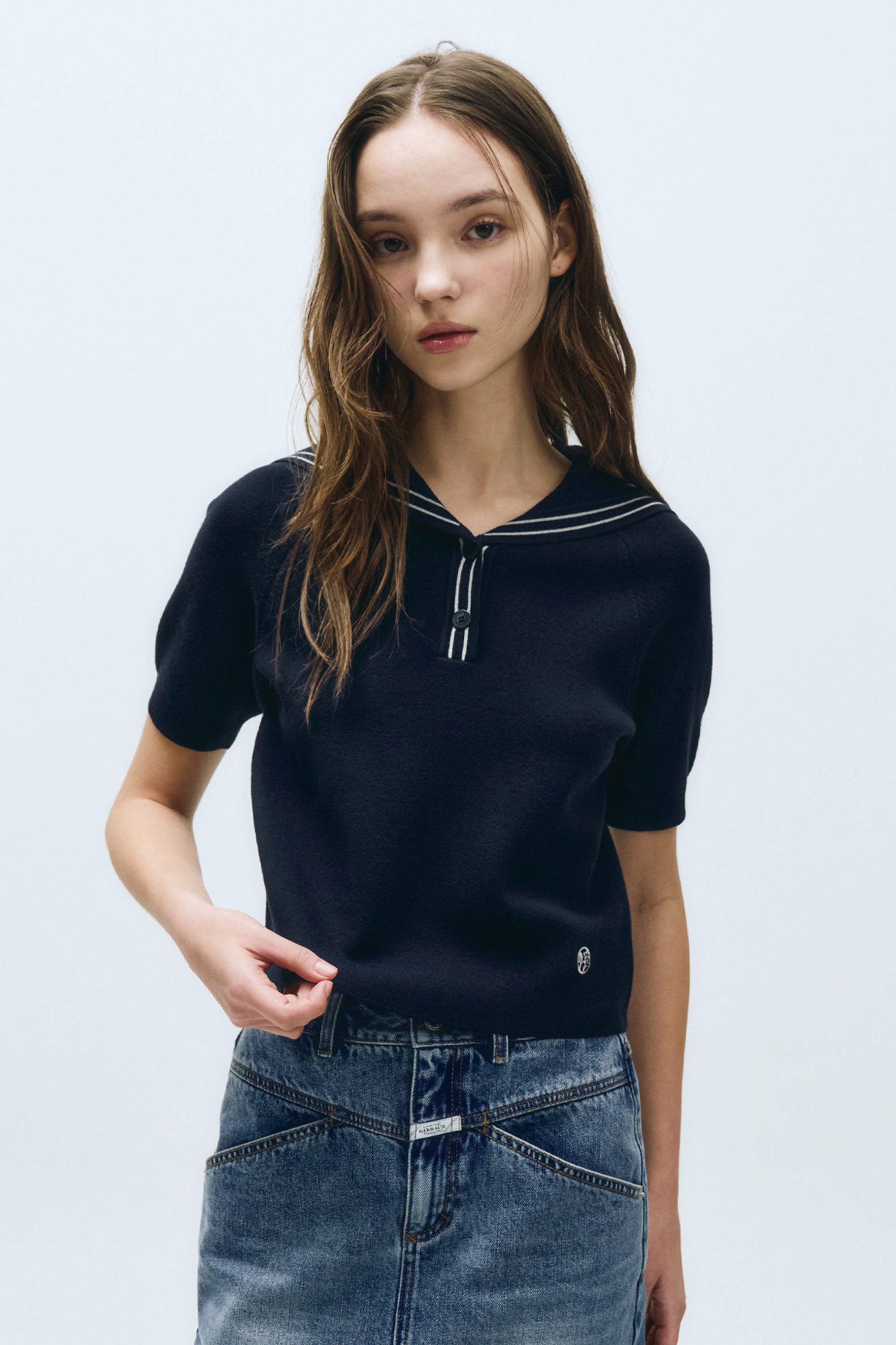 W Marine Sailor Knit Navy