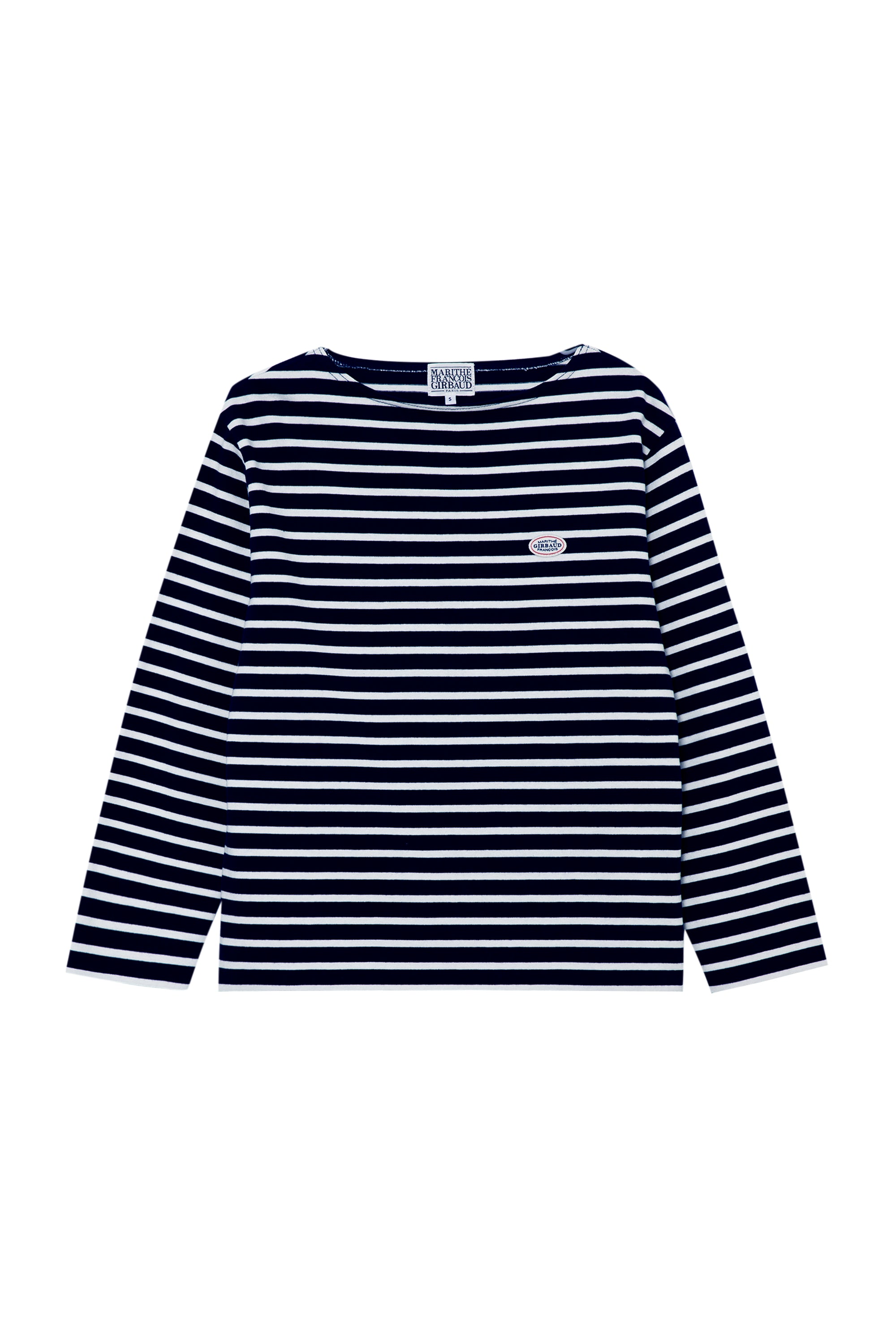Border Stripe Long Sleeve Navy