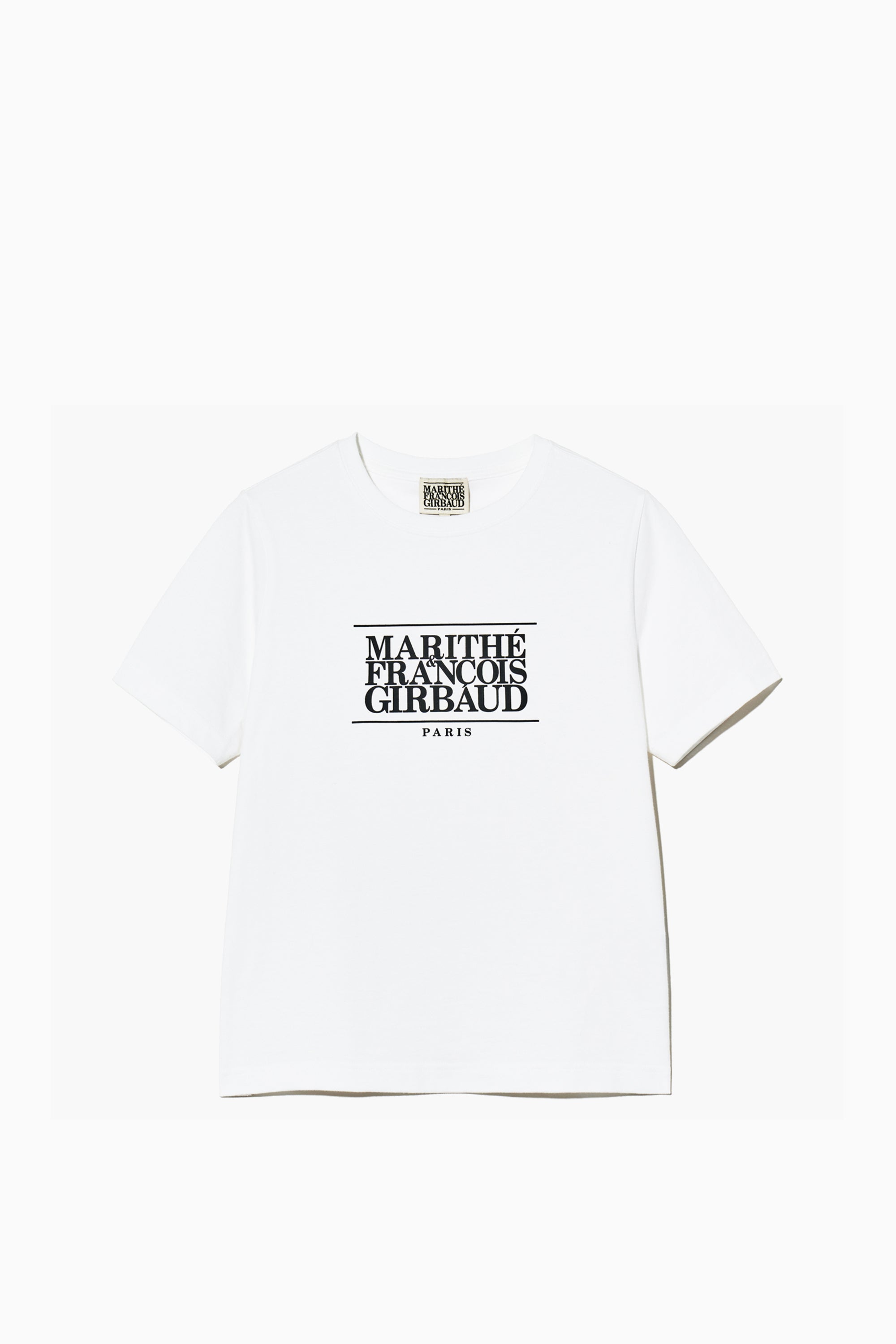 W Classic Logo Tee White