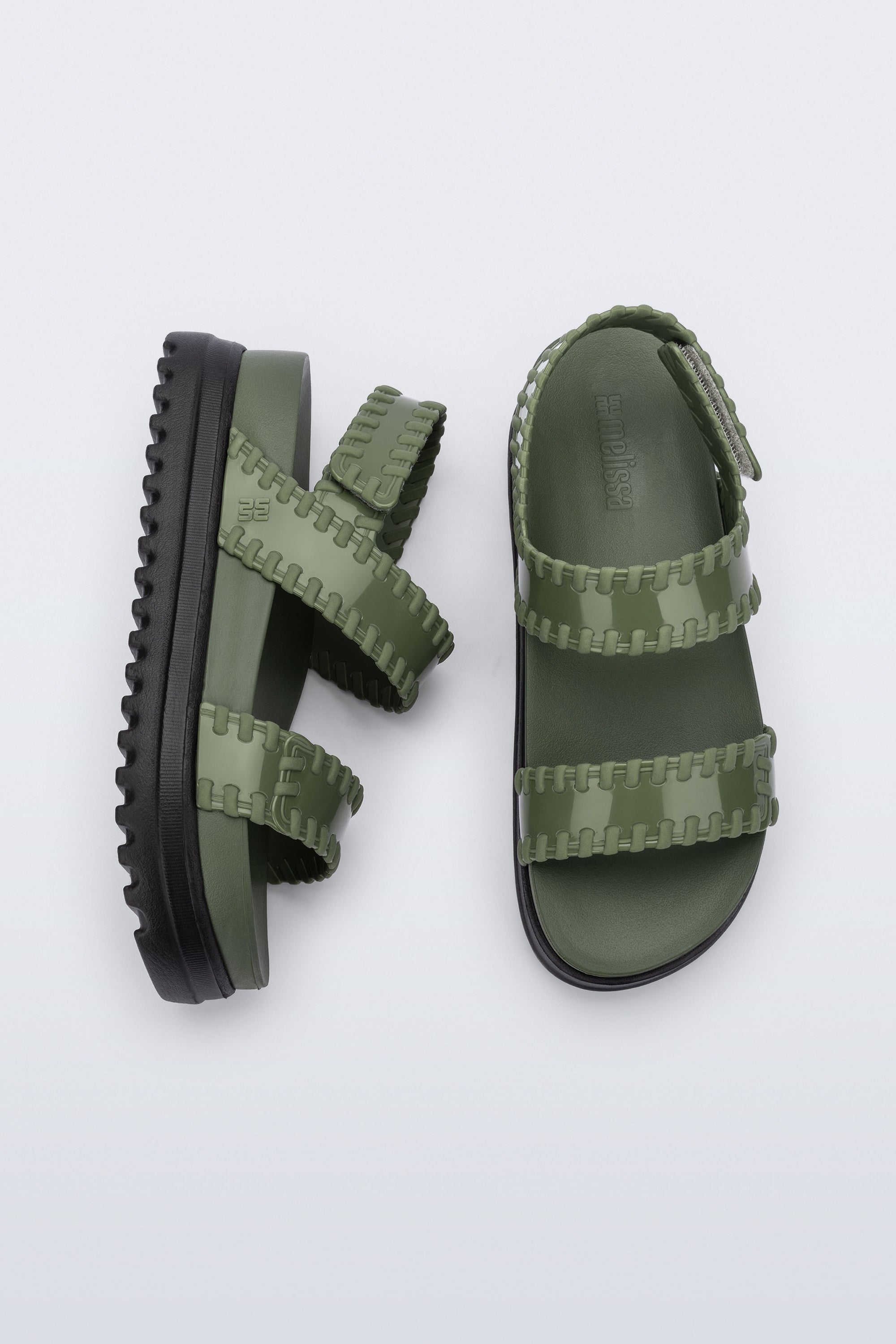 MELISSA DUNE PLATFORM AD รองเท้ารัดส้น