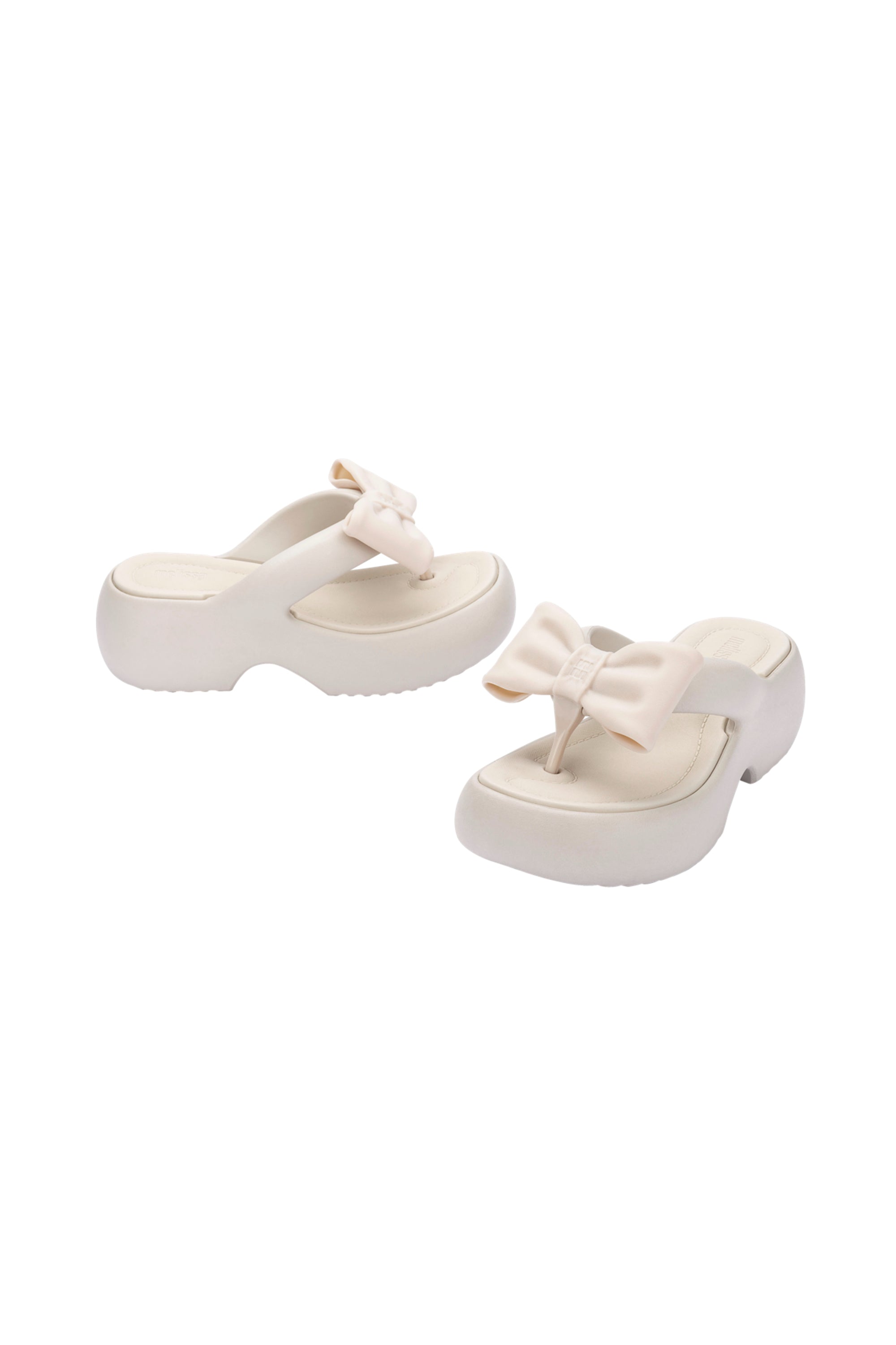 MELISSA FREE FUZZY PLATFORM BOW AD รองเท้าส้นสูง