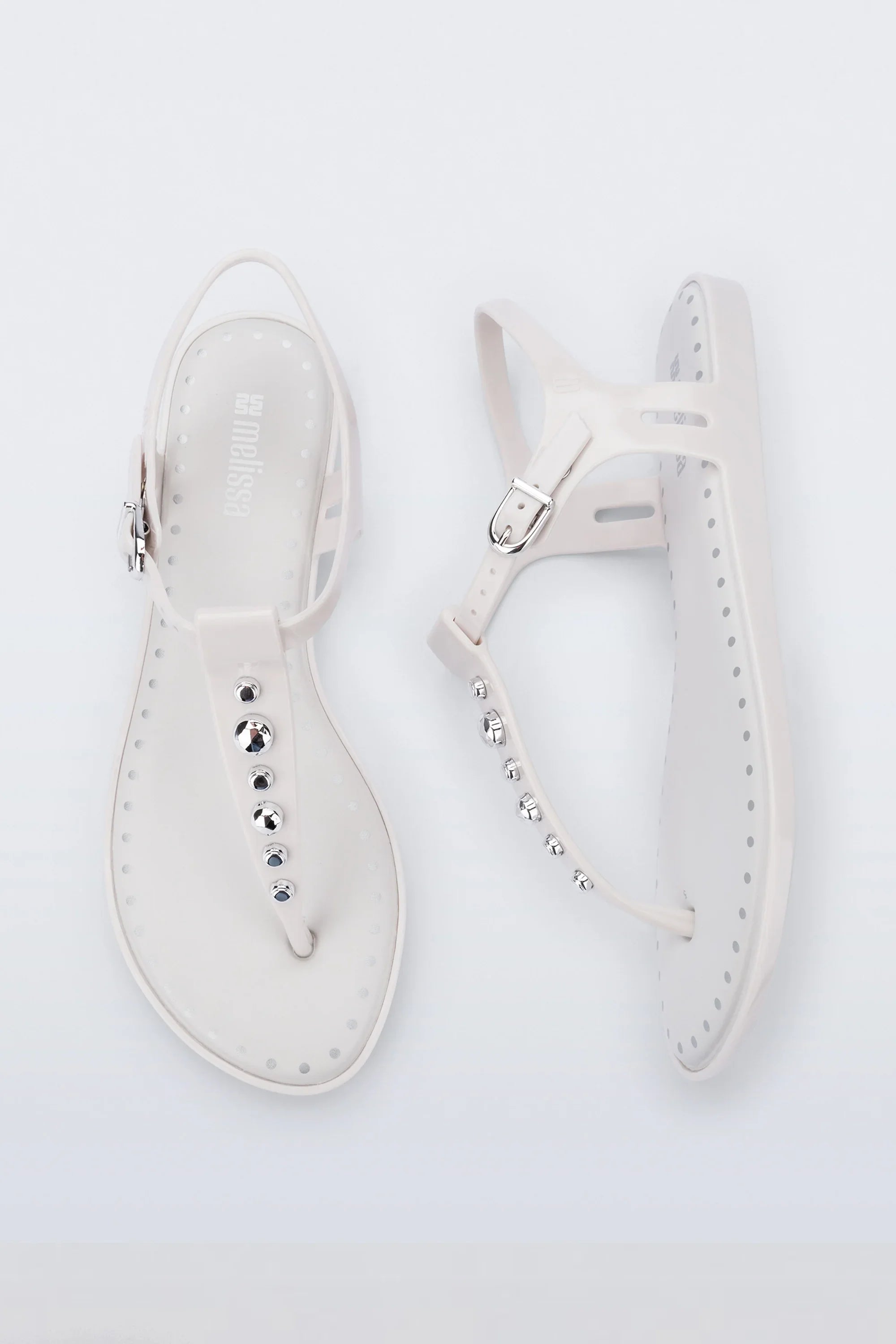 MELISSA SOLAR SALOME NOVO ENFEITE AD รองเท้ารัดส้น