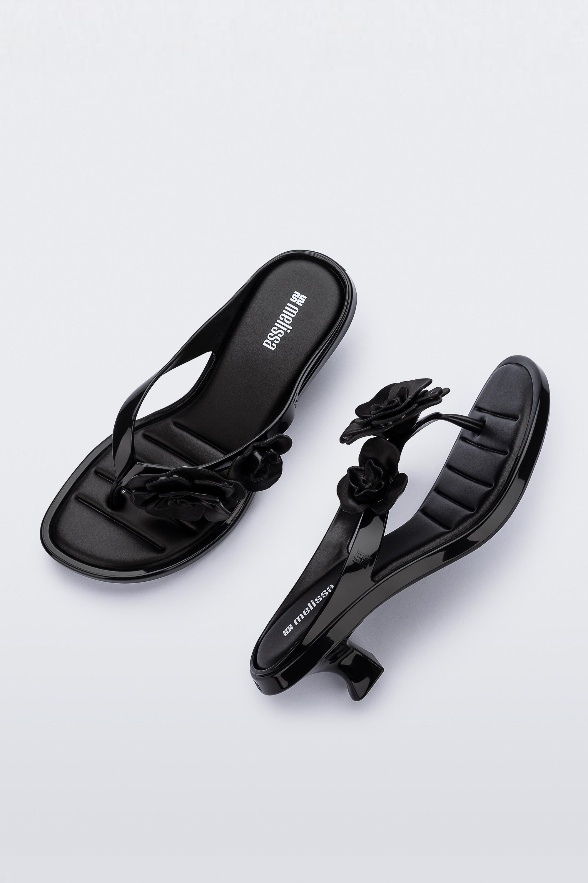 MELISSA THONG KITTEN HEEL PETALS AD รองเท้าแตะ