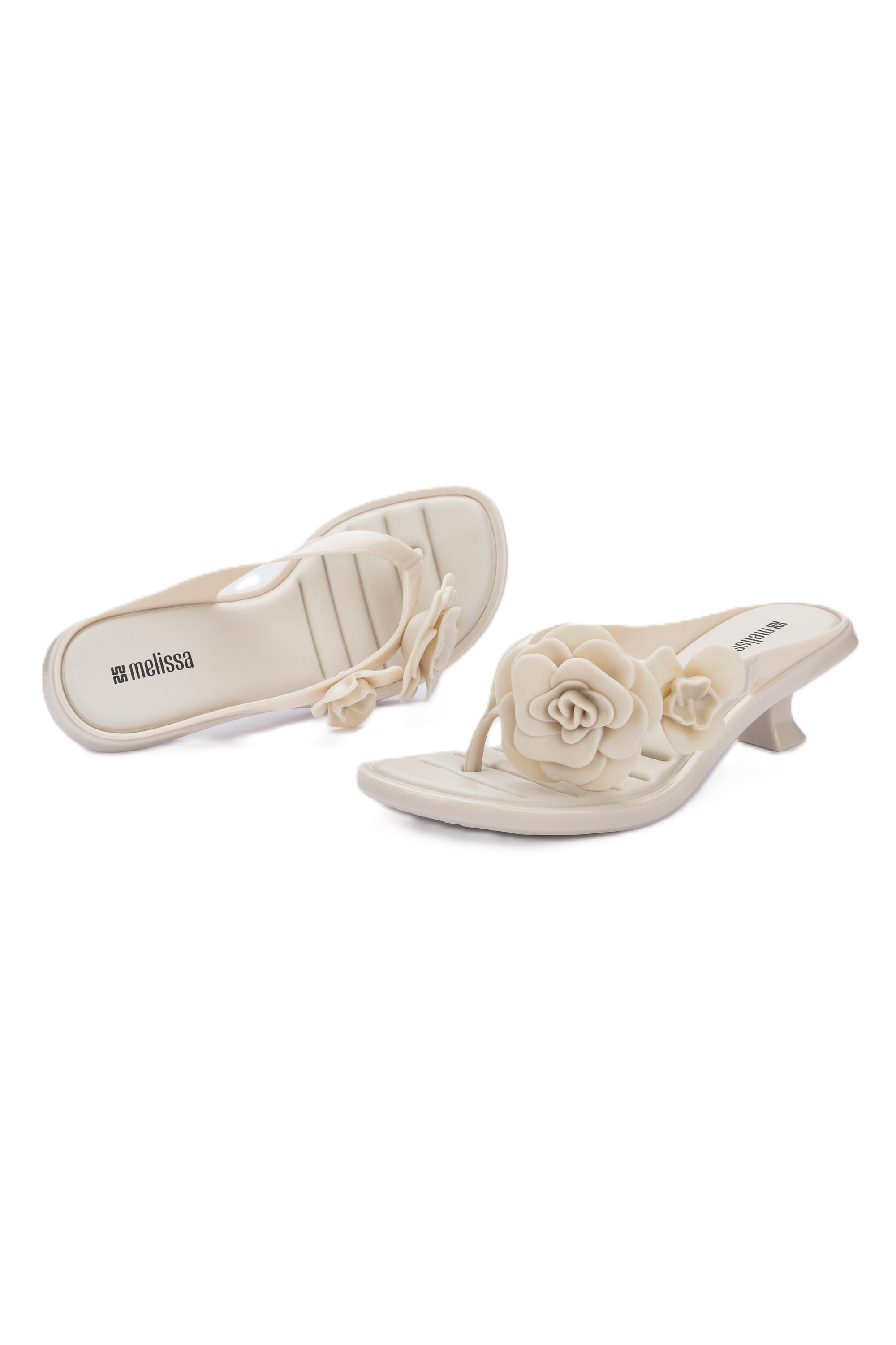 MELISSA THONG KITTEN HEEL PETALS AD รองเท้าแตะ