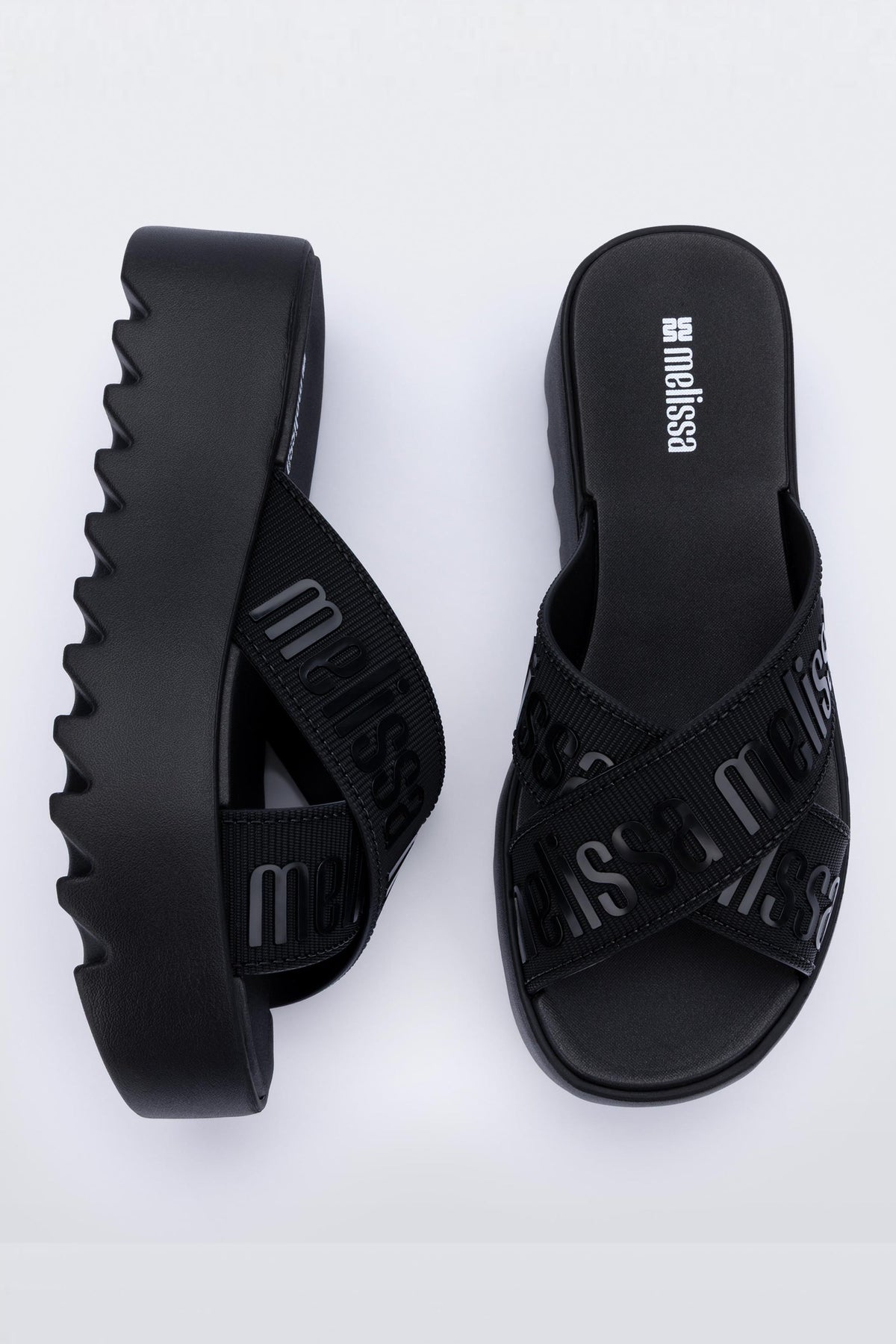 MELISSA M LOVER CROSS STRAP PLATFORM AD รองเท้าแตะ