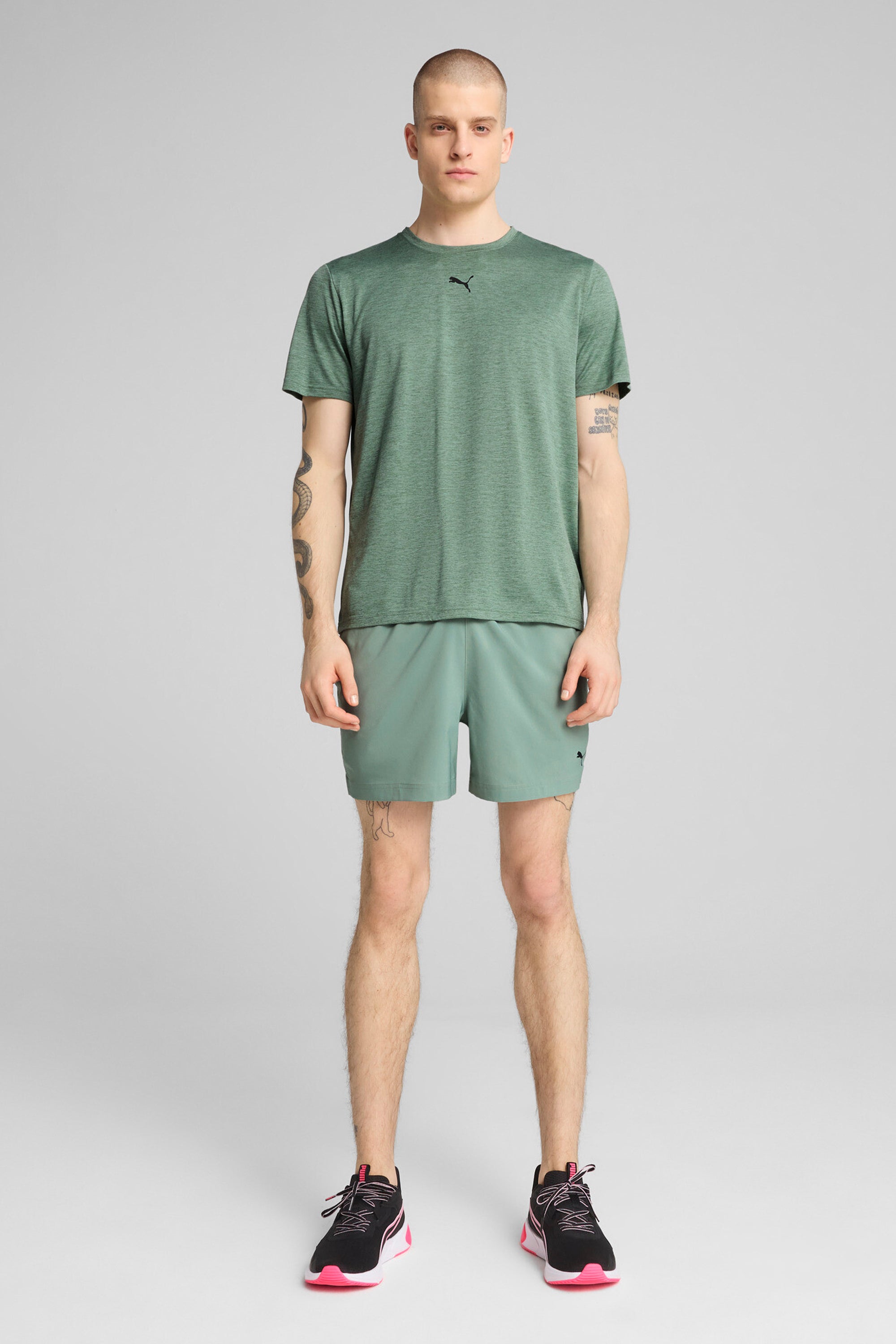 ESSENTIALS HEATHER CAT Tee