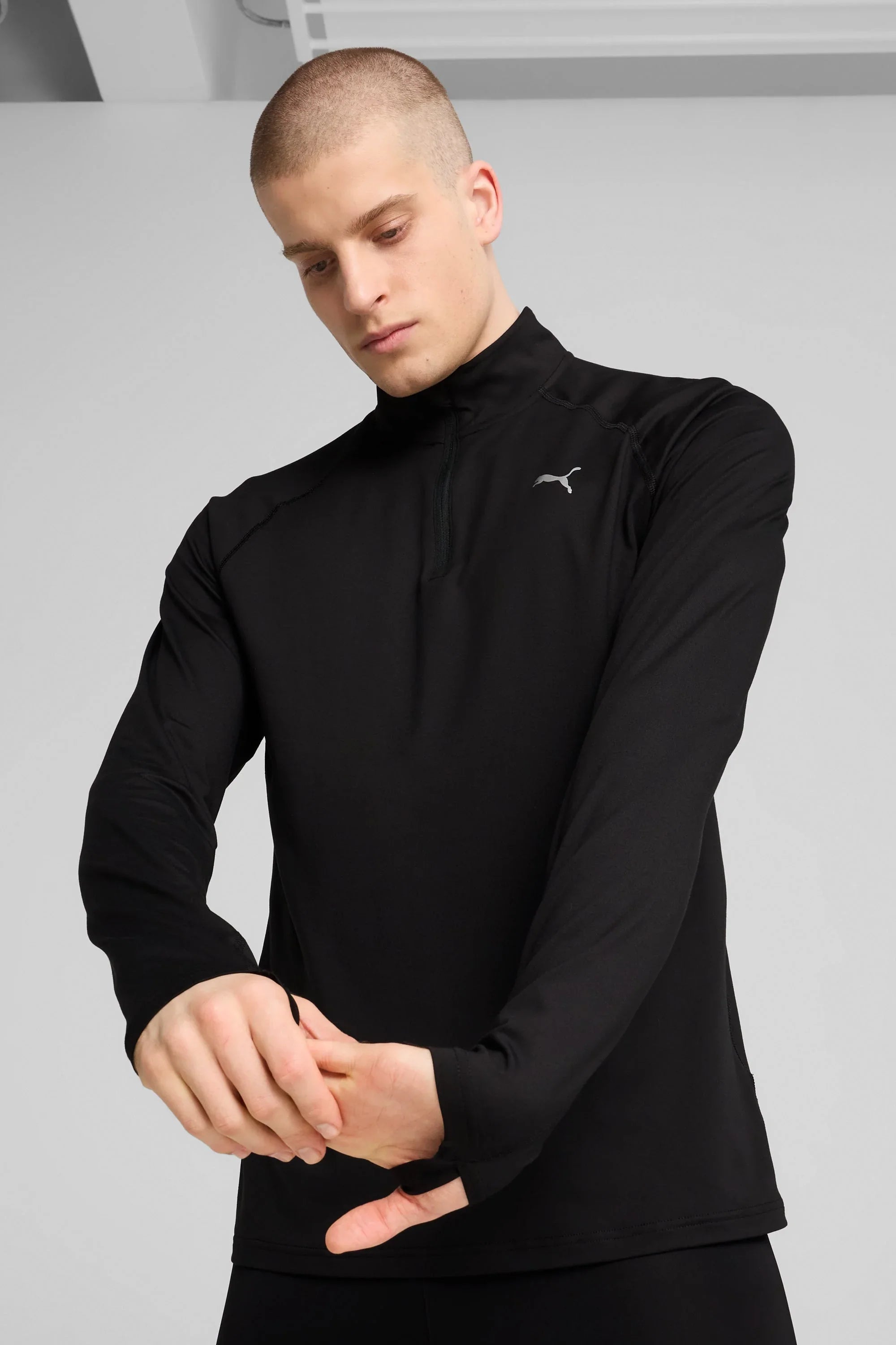 RUN VELOTY CLDSPN 1/4 ZIP M