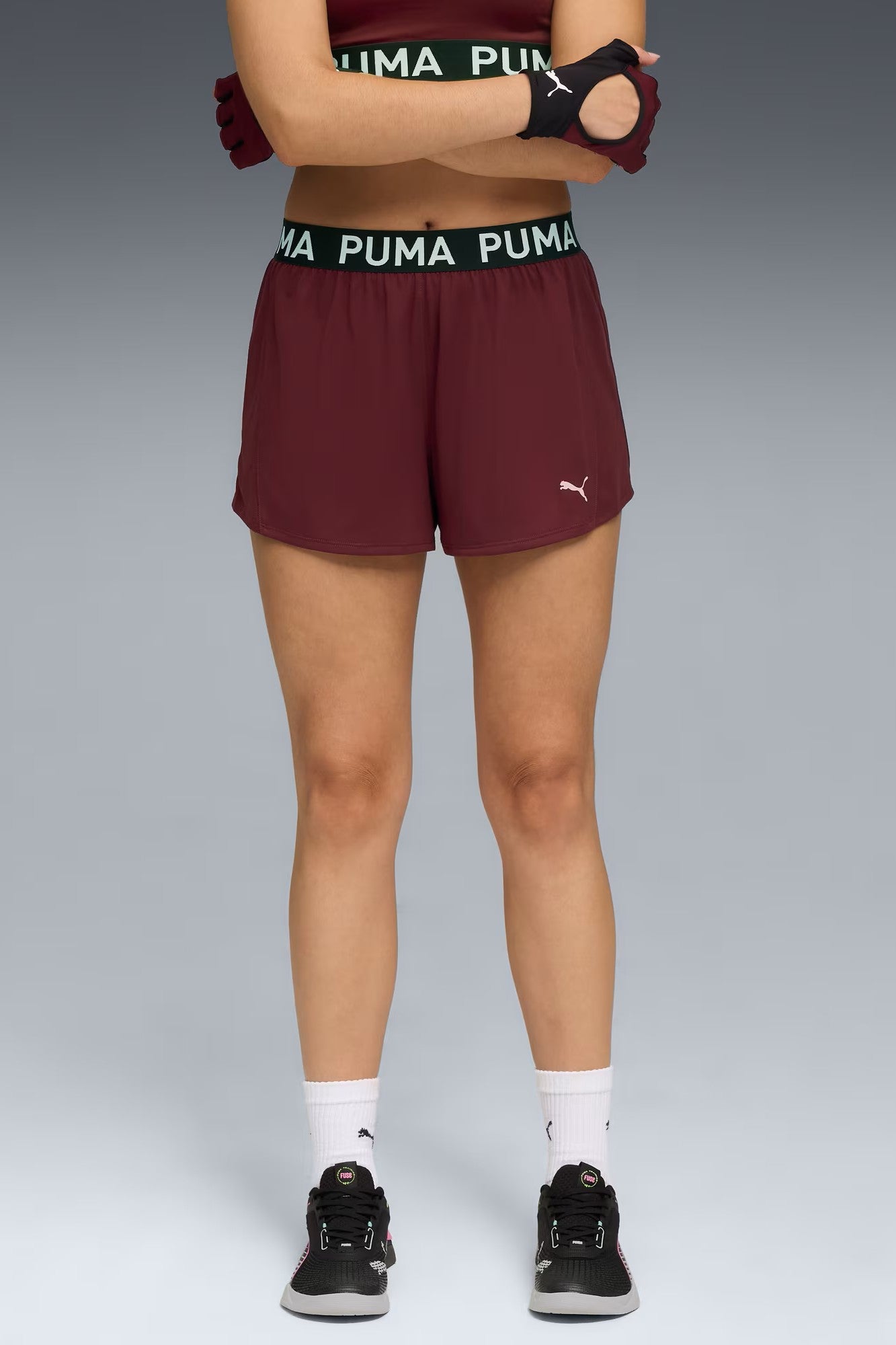 W PUMA STRONG KNIT SHORT 3"