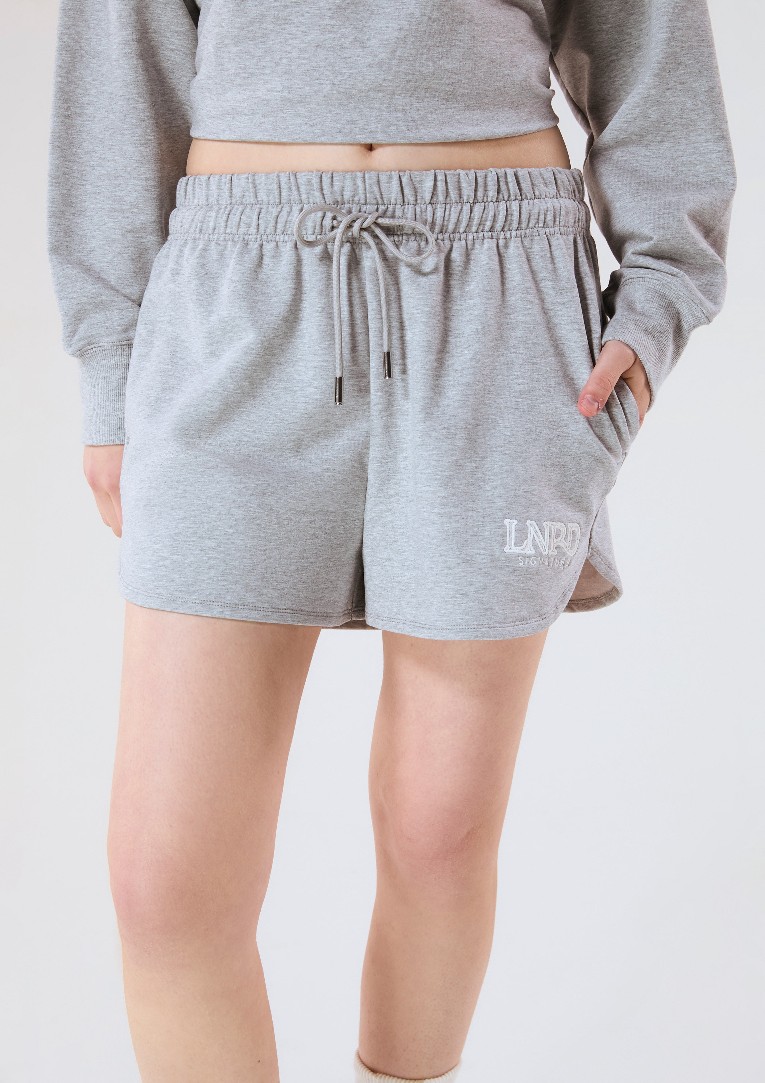 Logo Shorts Signature Grey