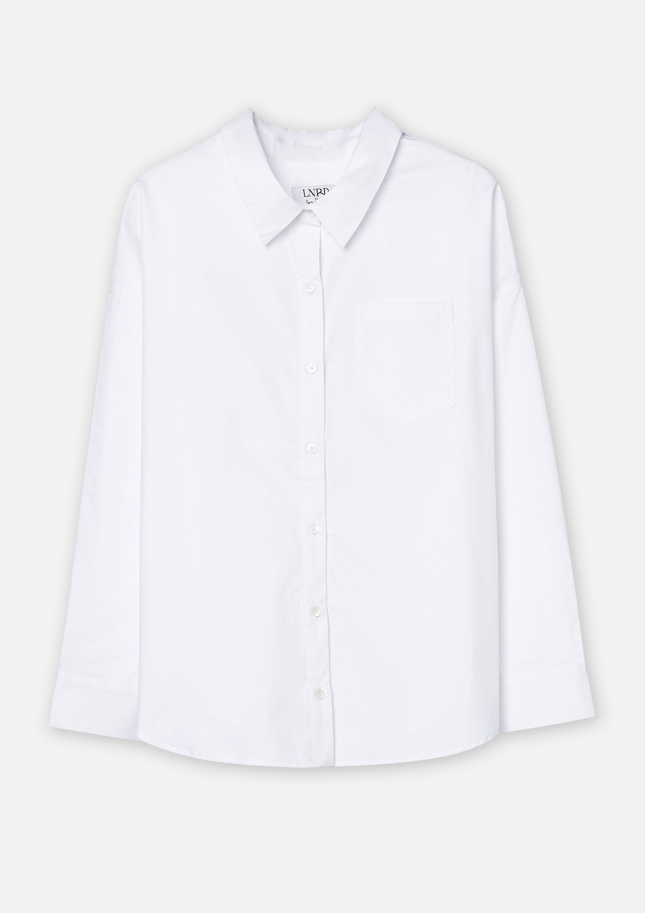Logo Long Sleeve Shirt Signature White
