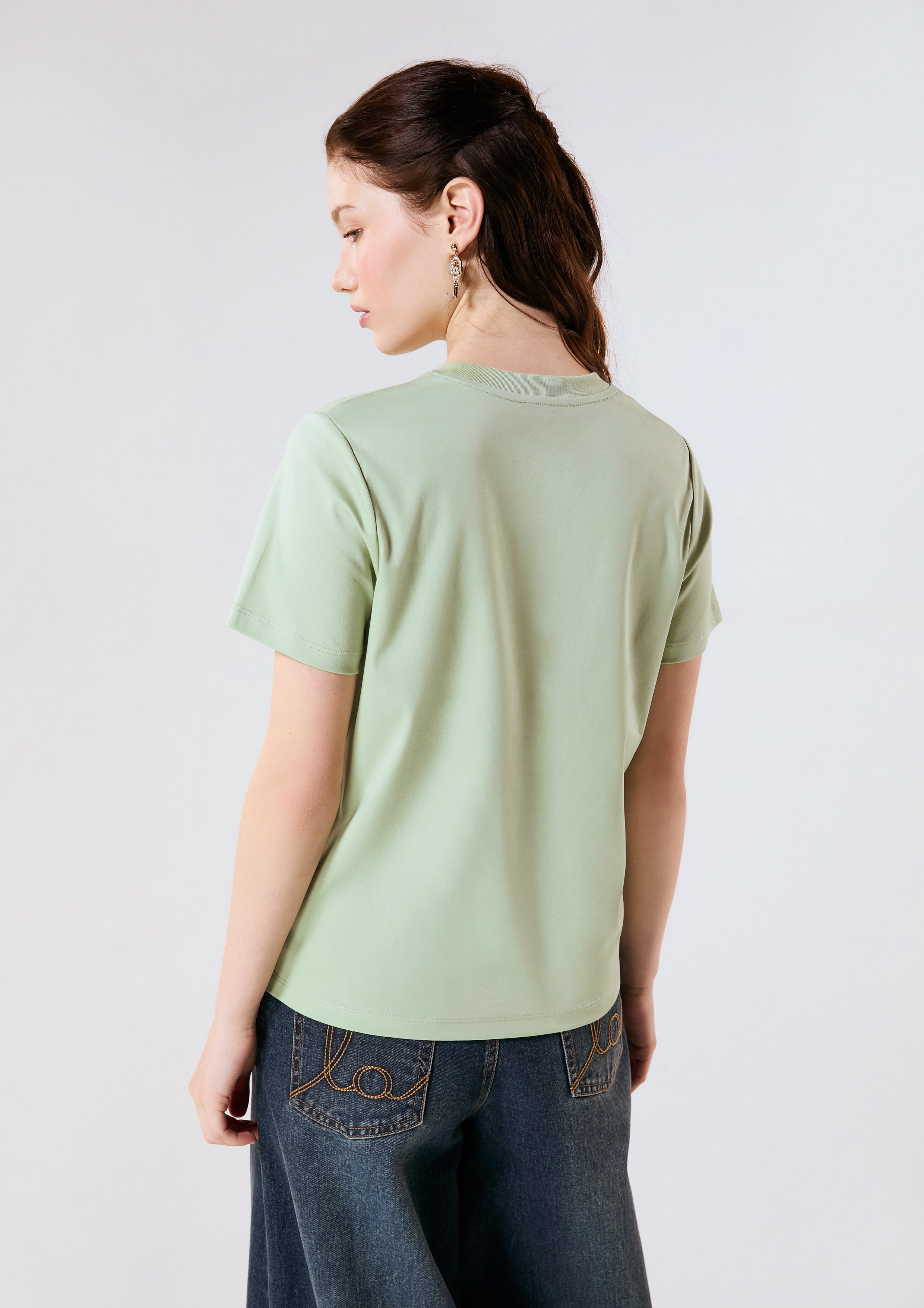 Logo Short Sleeve T-Shirt Signature Green