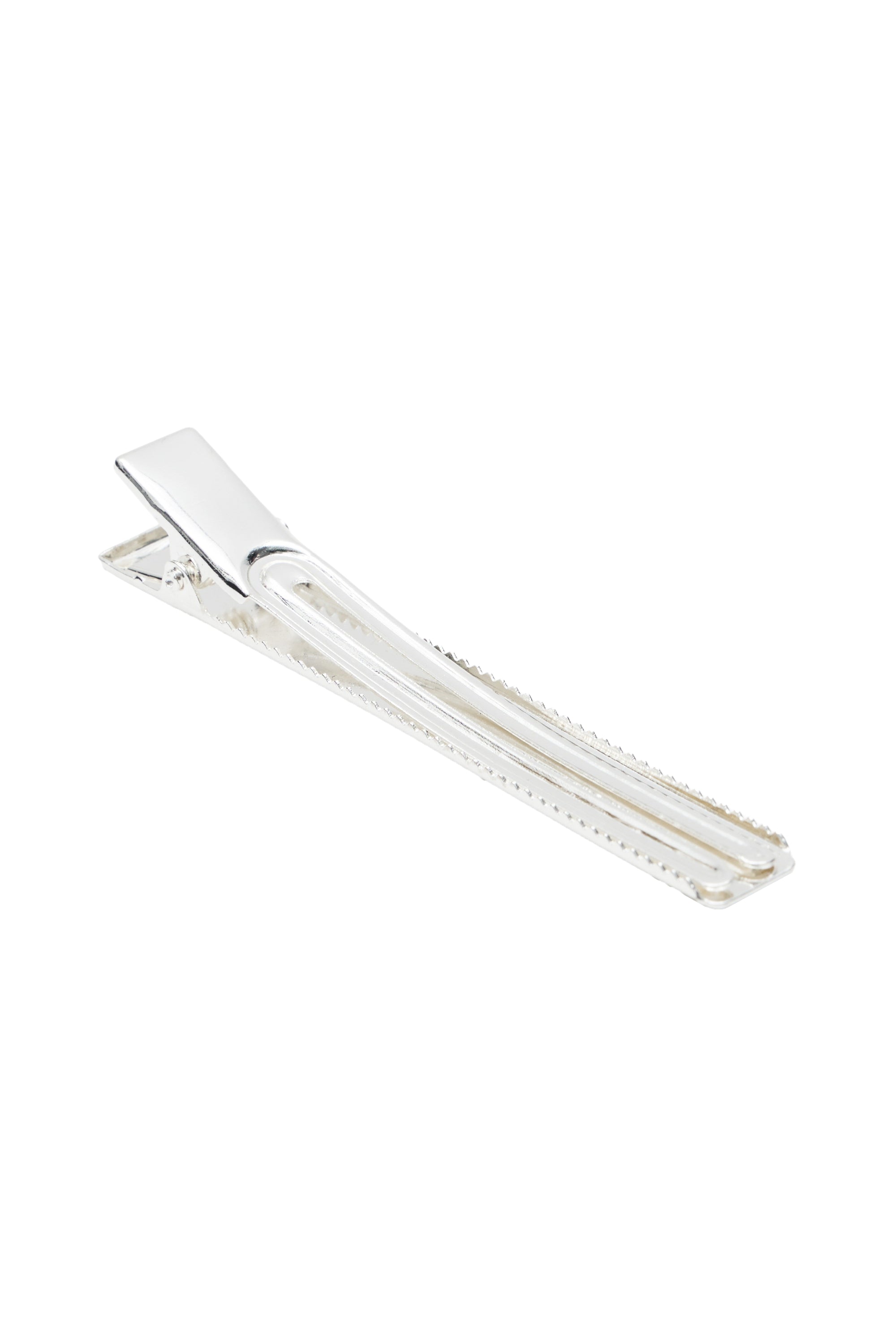 Regular Logo Oblong Hair Pin Silver