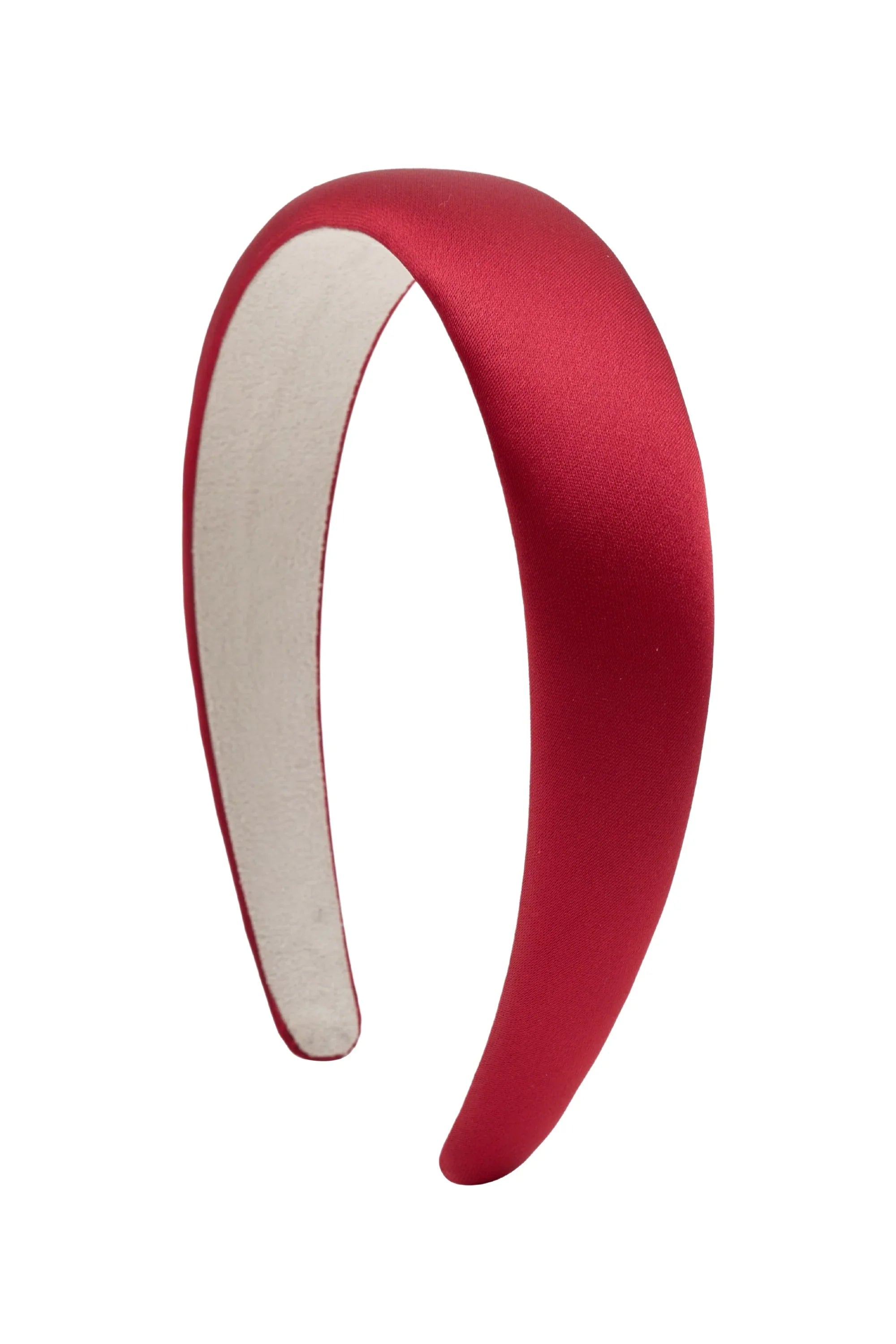 Circle Logo Satin Hair Band Red