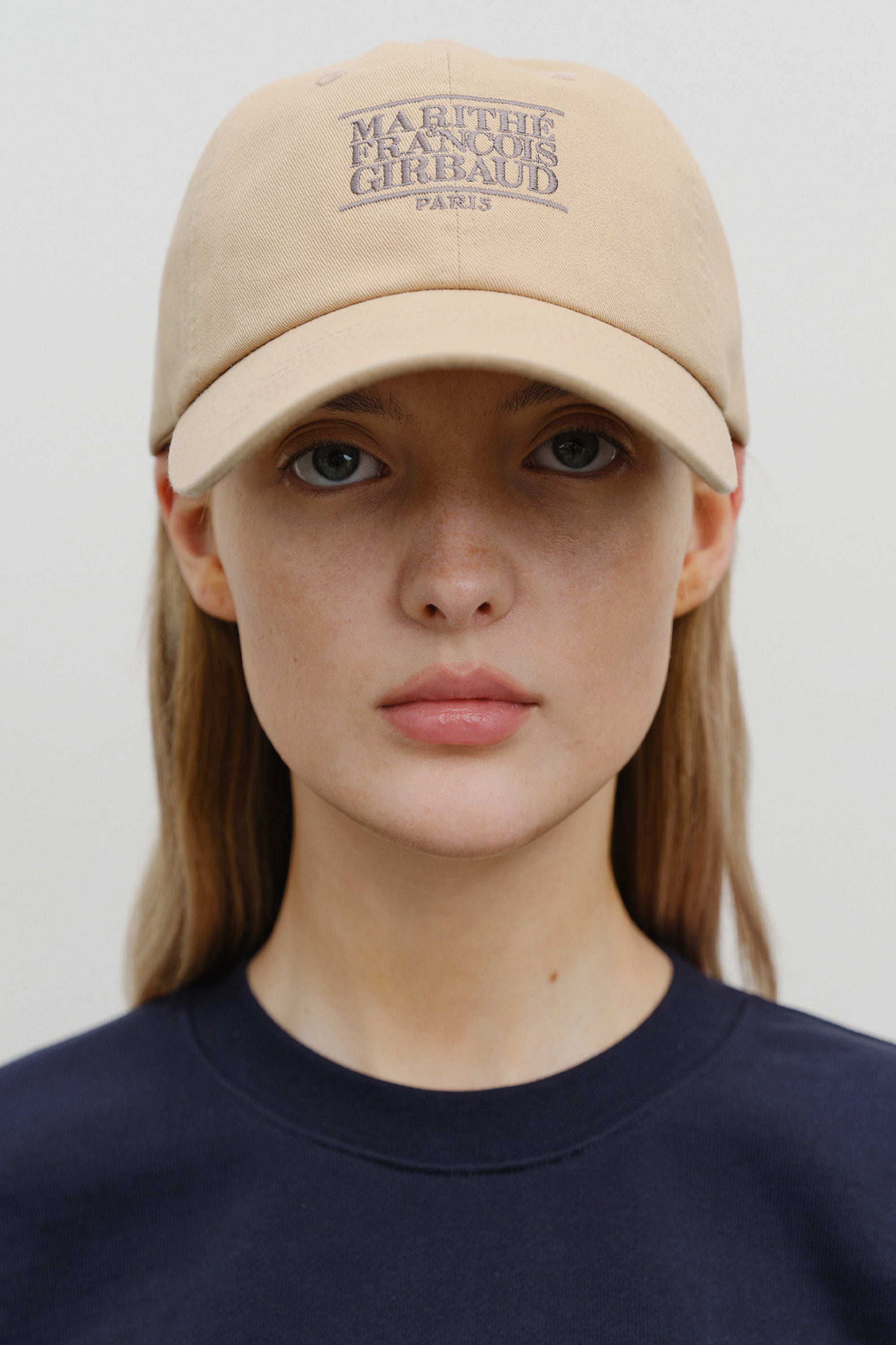 Small Classic Logo Cap Dark Beige