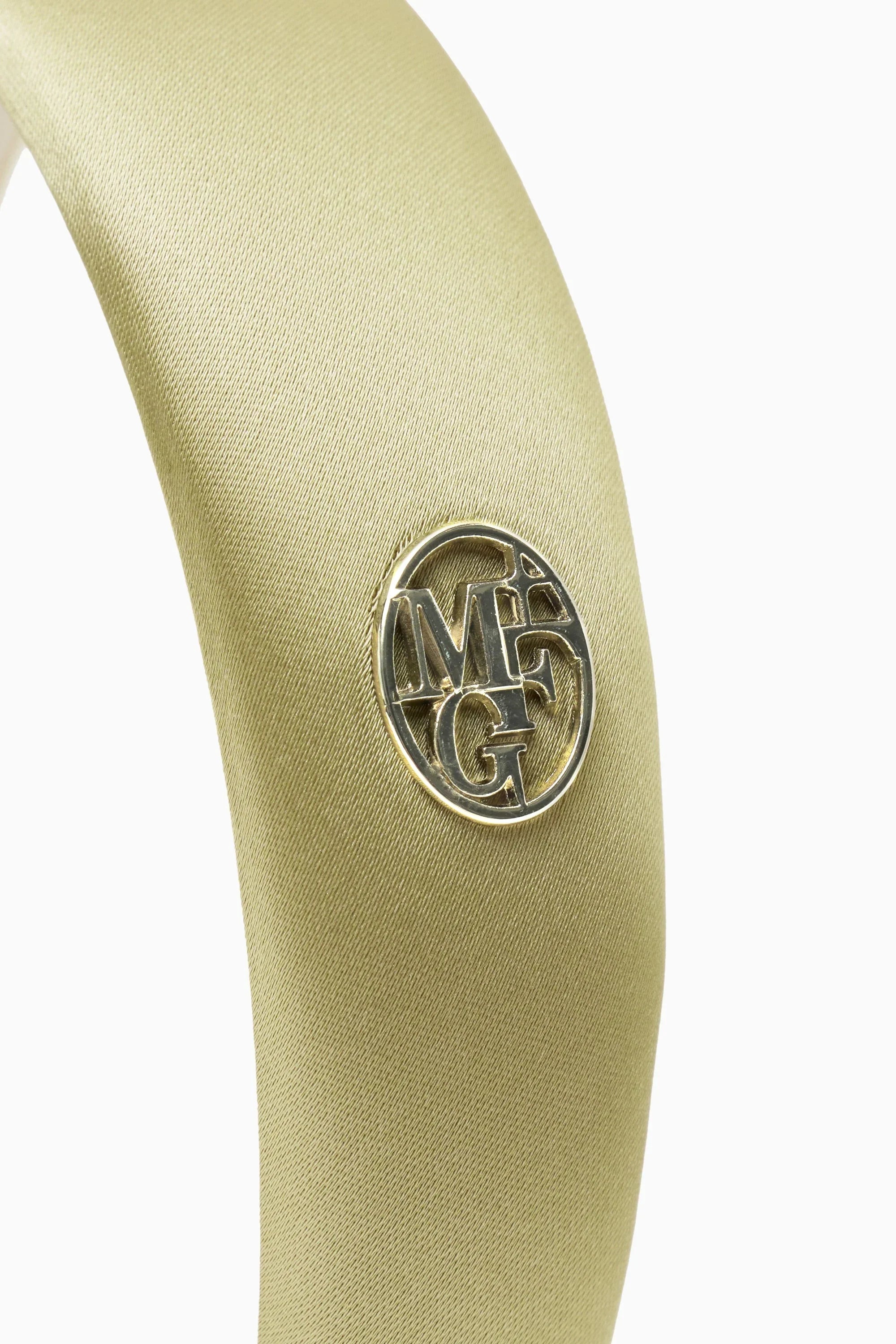 Circle Logo Satin Hair Band Light Mint