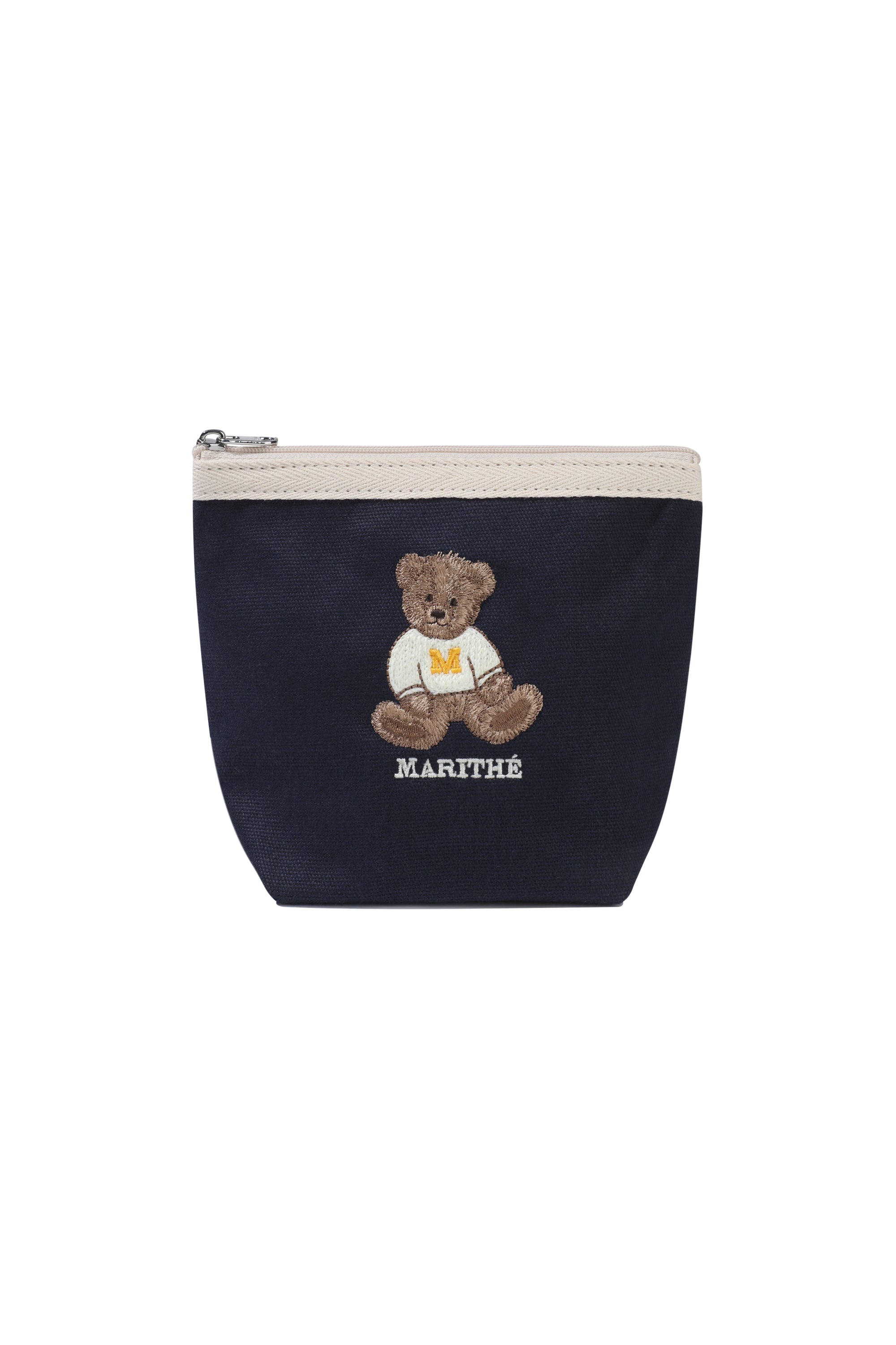 Doodle Bear Pouch Navy