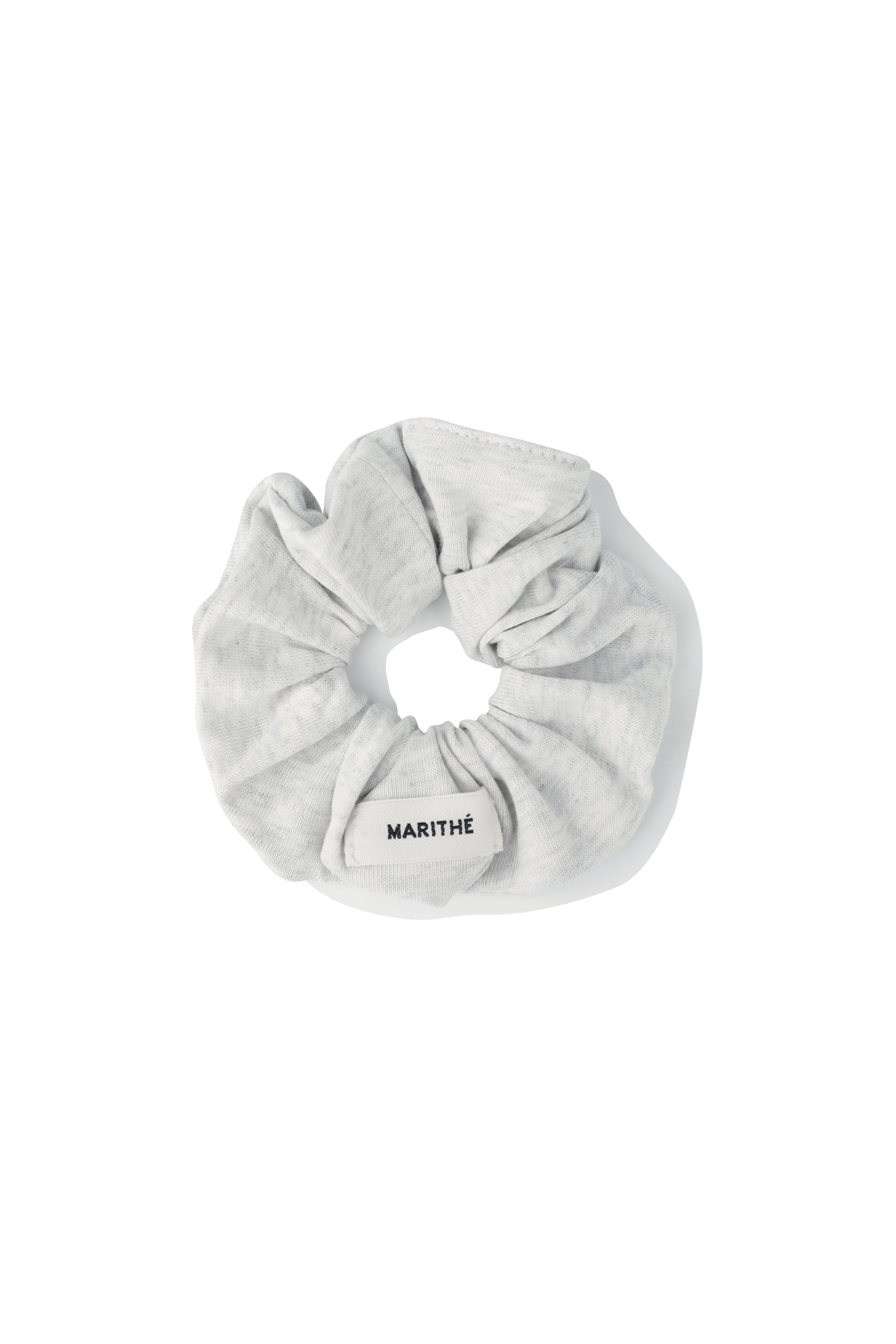 W Basic Cotton Scrunchie Light Heather Gray