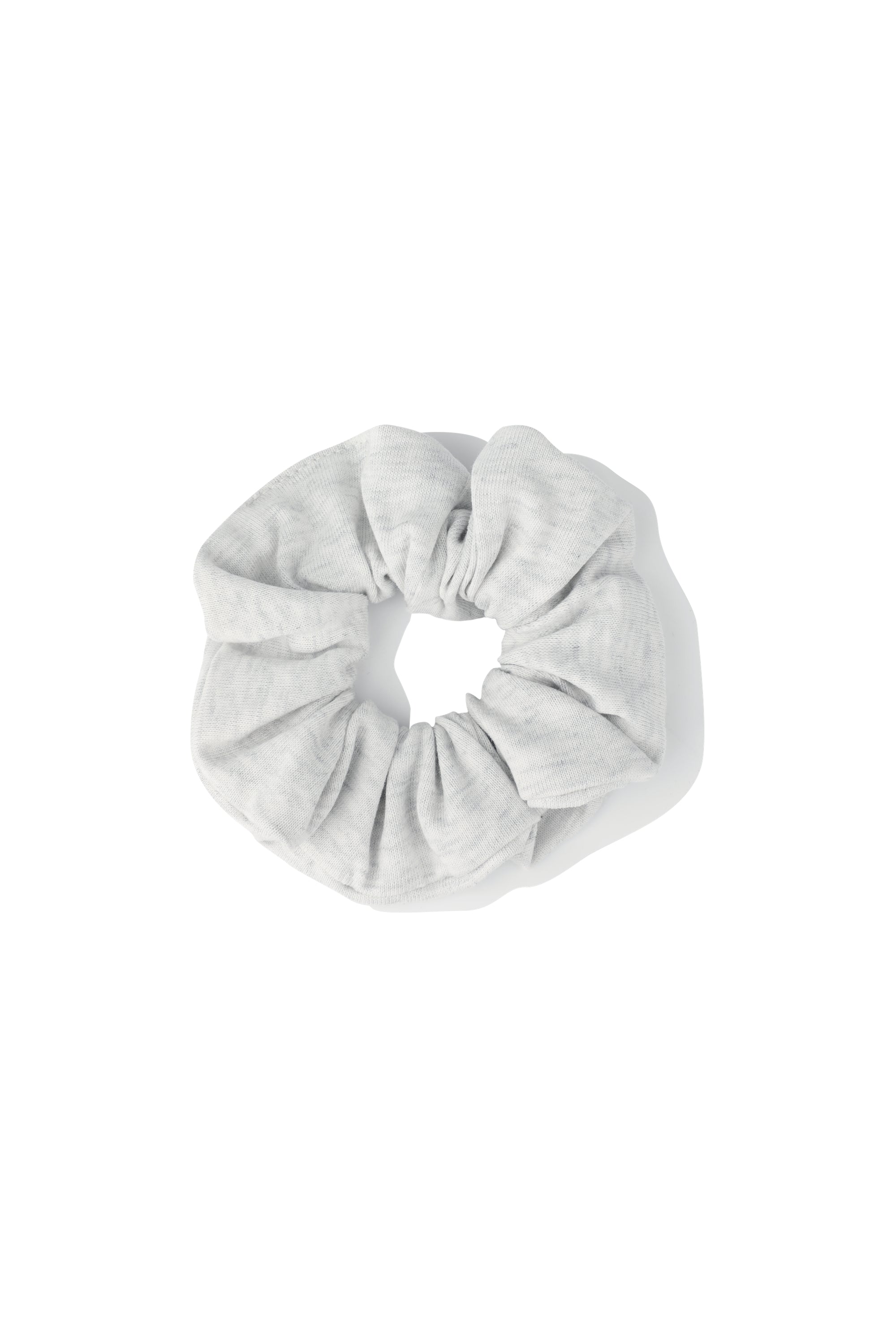 W Basic Cotton Scrunchie Light Heather Gray