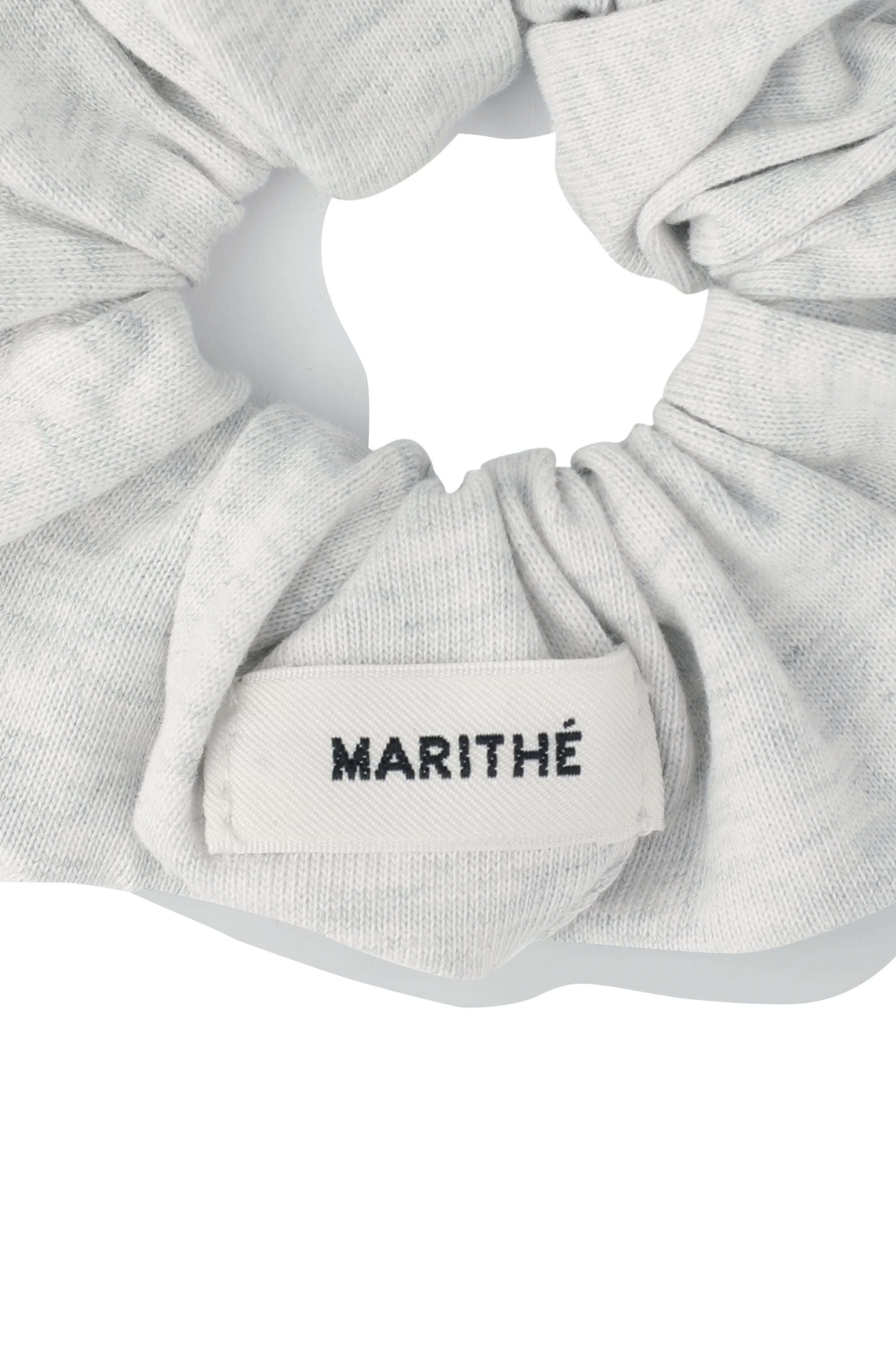 W Basic Cotton Scrunchie Light Heather Gray