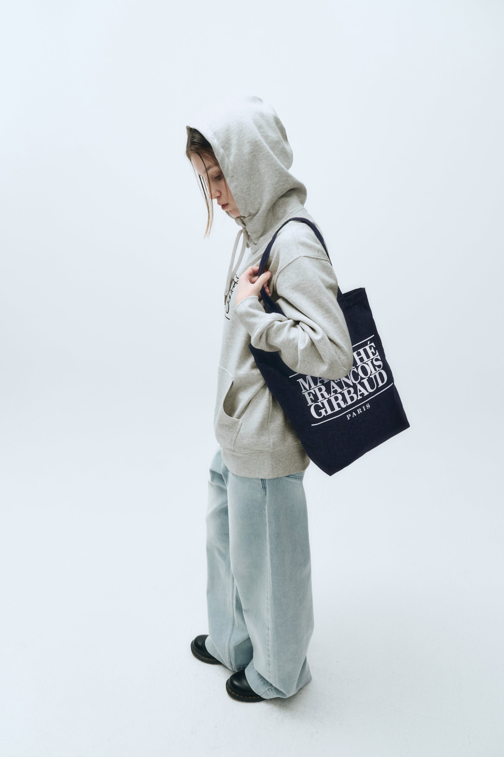 Classic Logo Denim Eco Bag Dark Blue