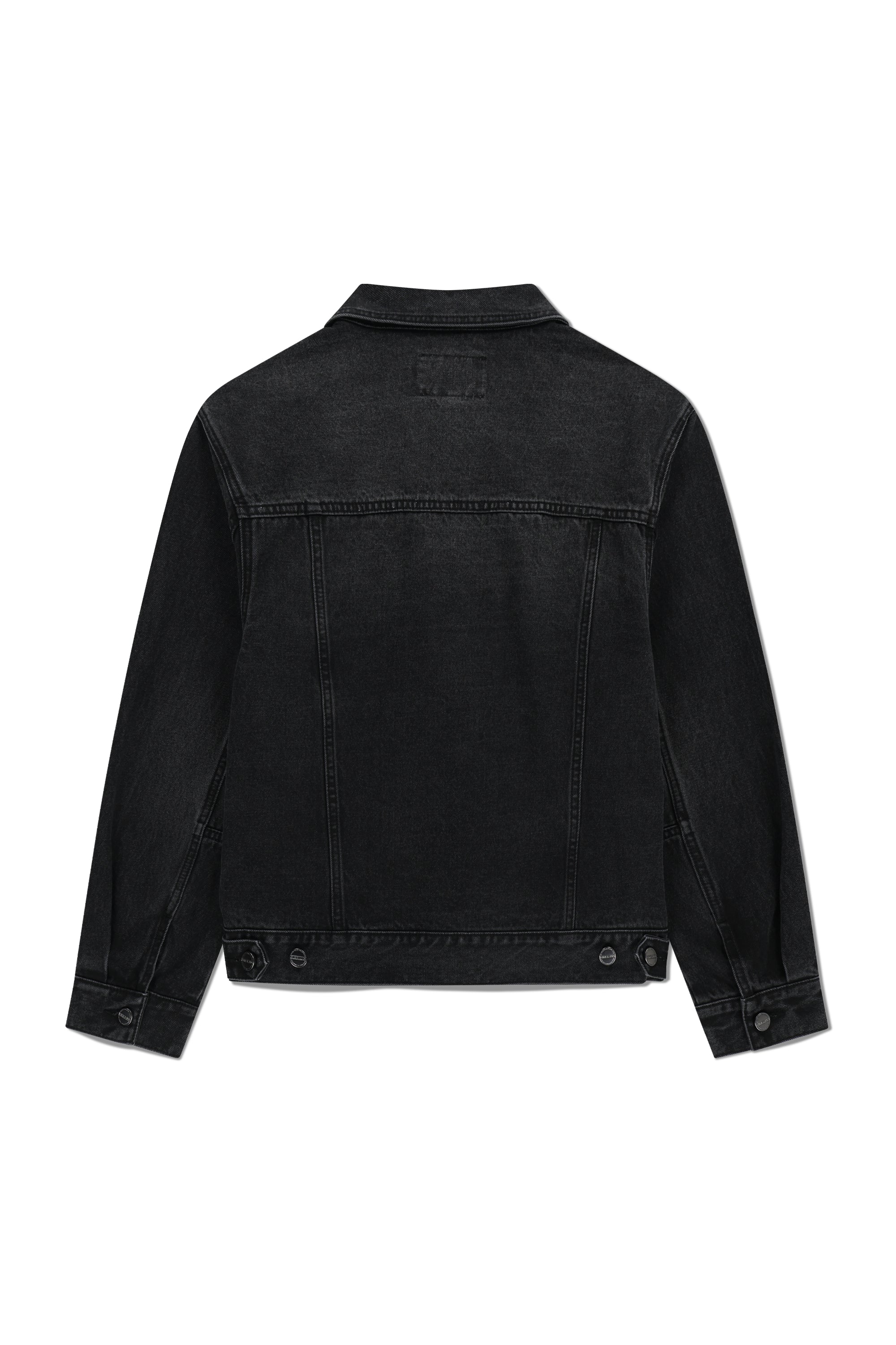 Denim Trucker Jacket Black