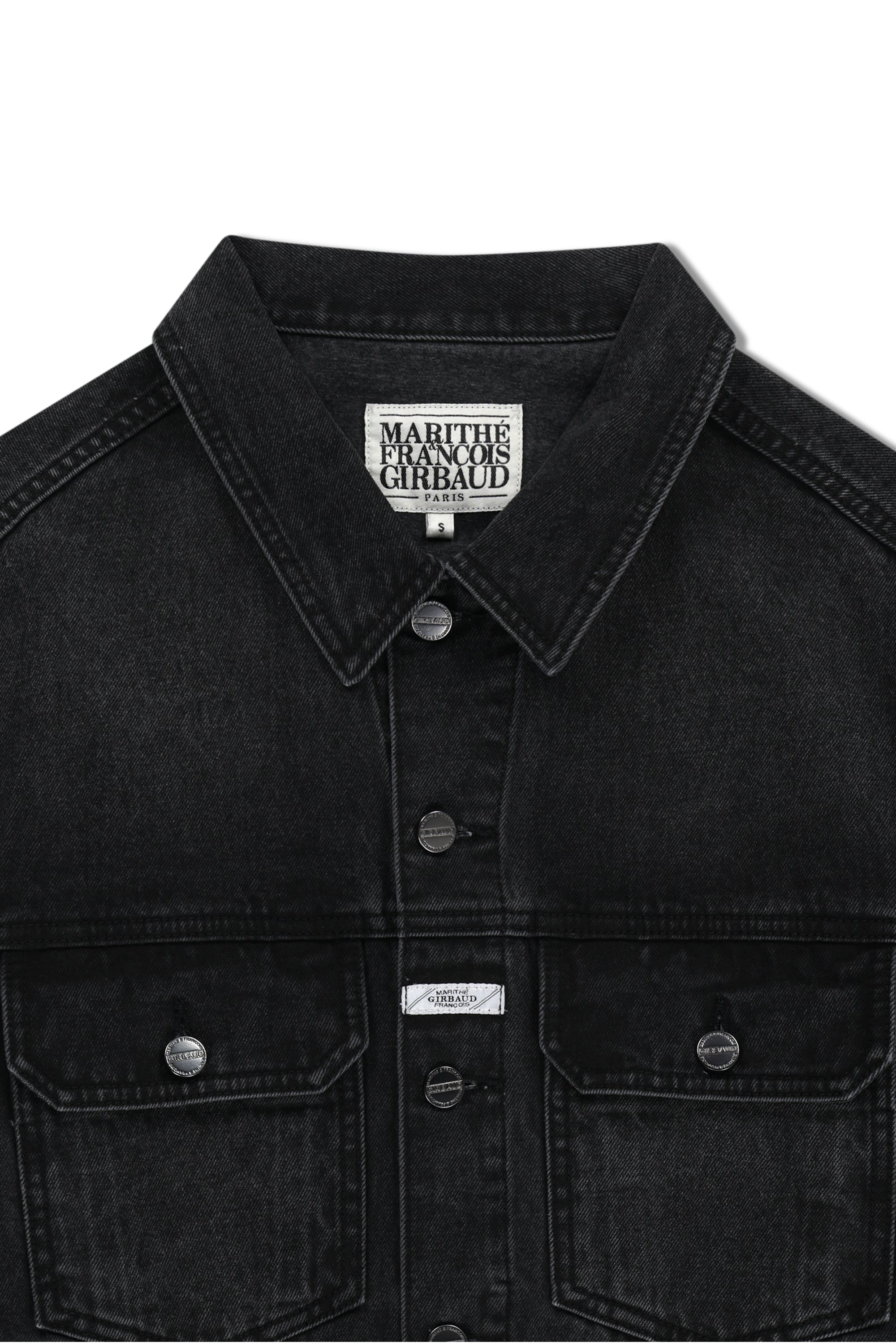 Denim Trucker Jacket Black
