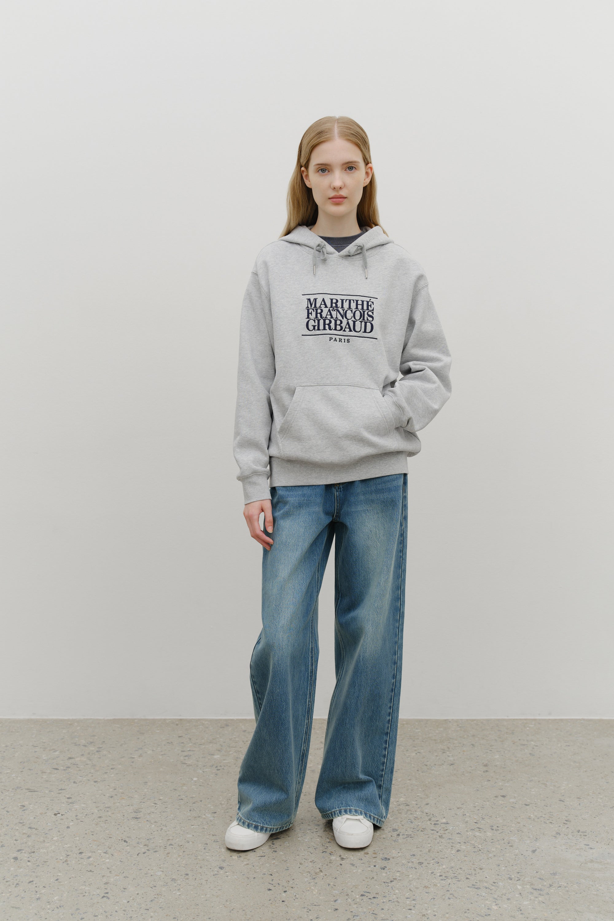 Classic Logo Hoodie Light Heather Gray