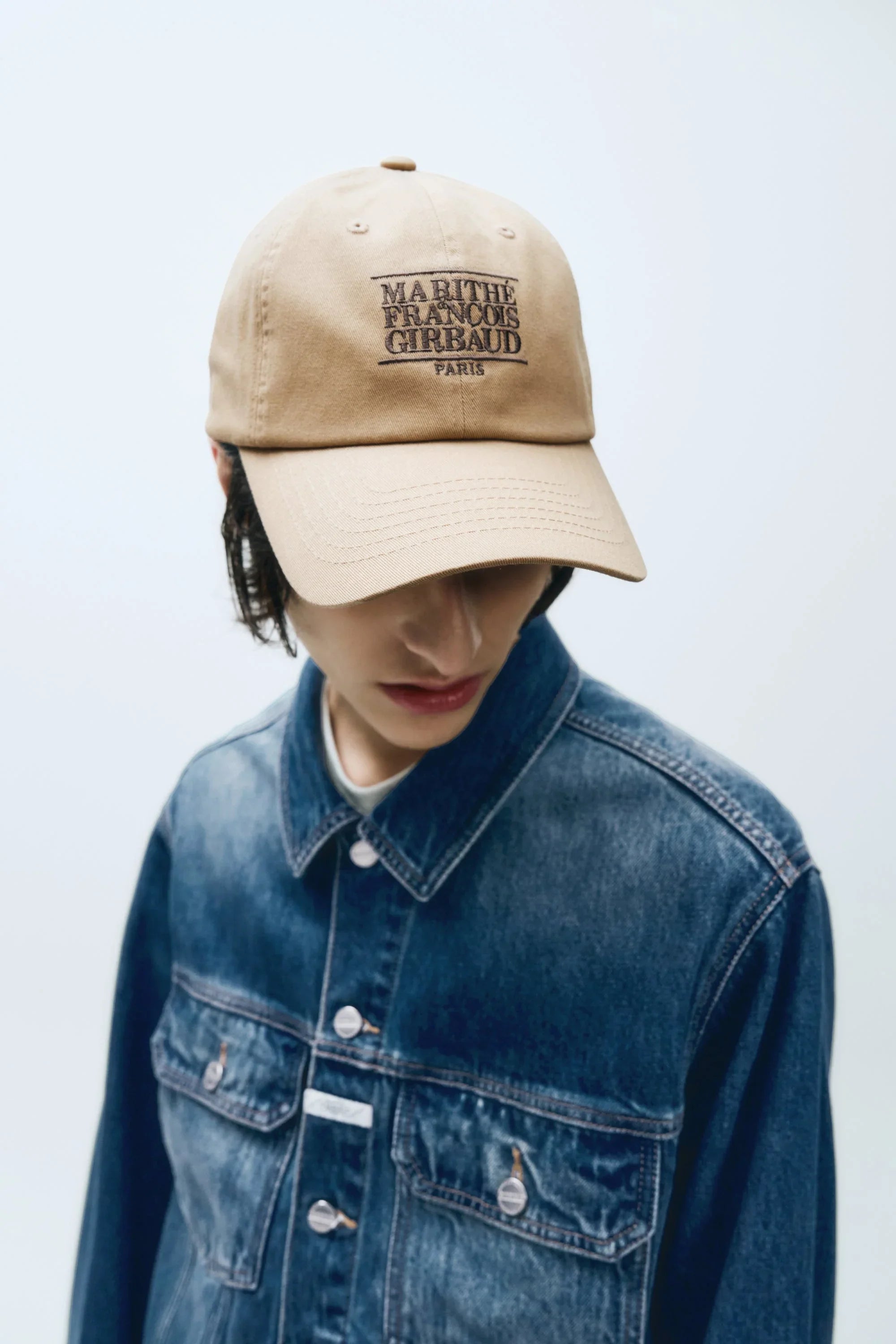 Small Classic Logo Cap Dark Beige