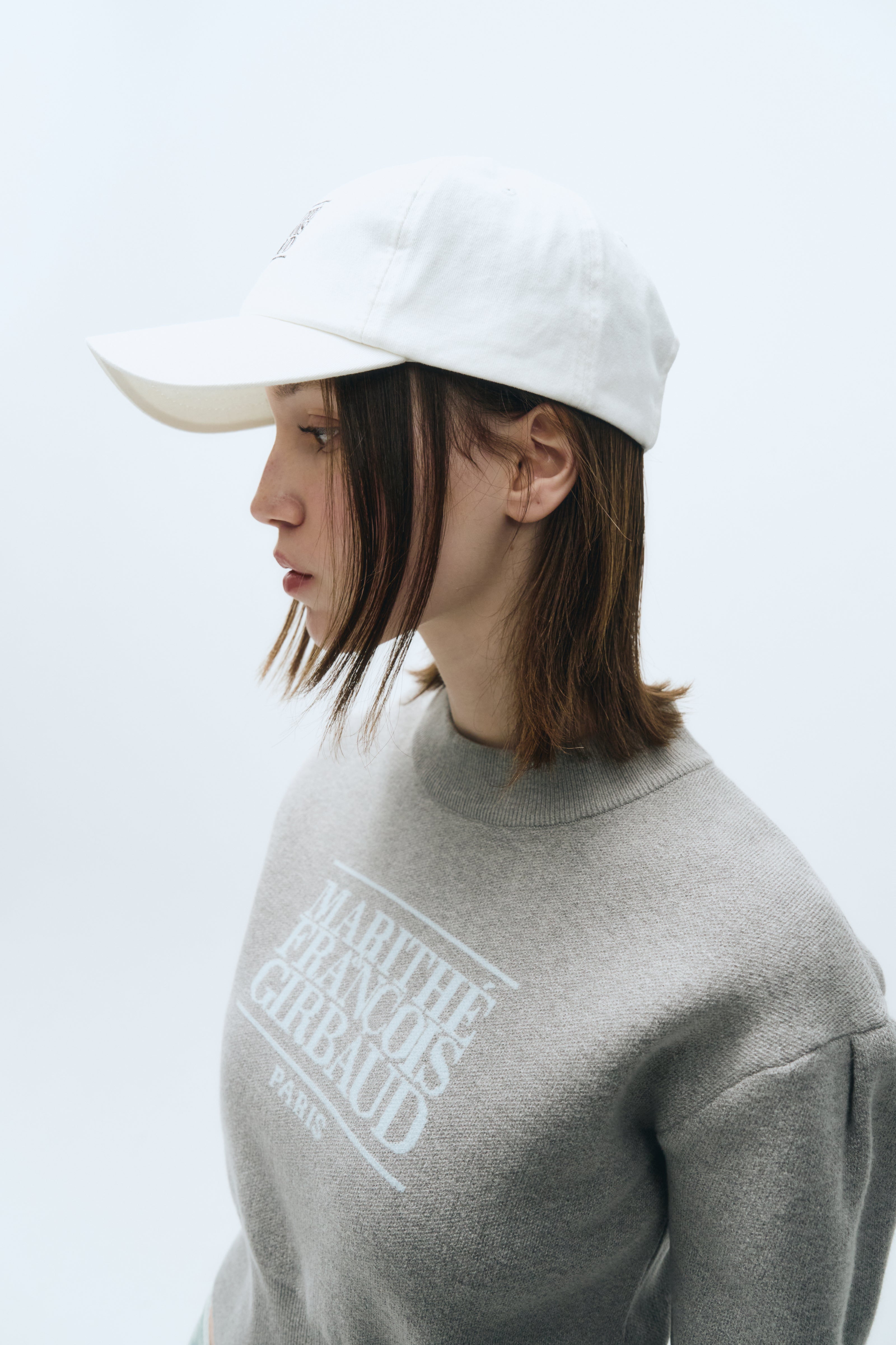 Small Classic Logo Cap Ivory