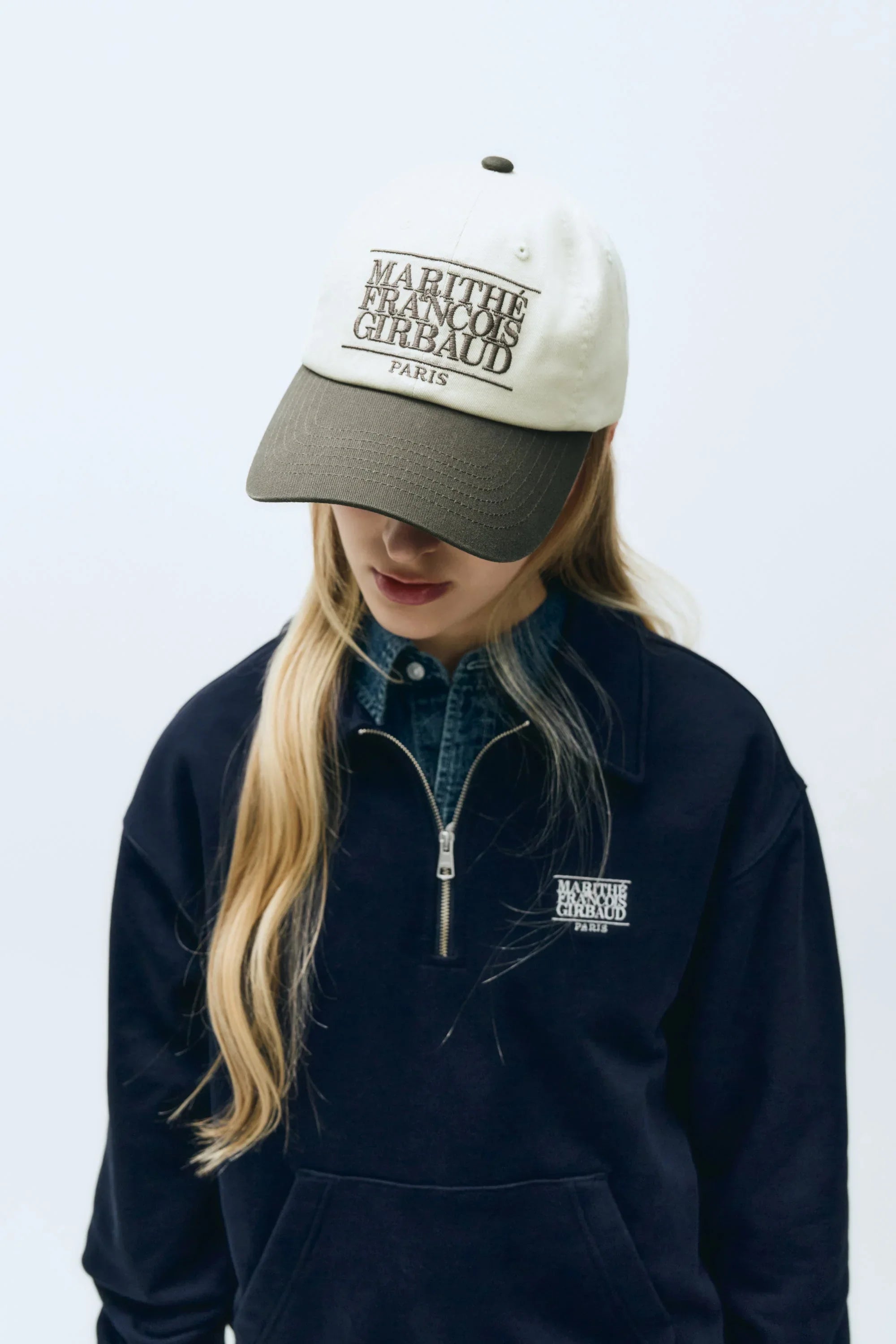 Classic Logo 6P Colorblock Cap Charcoal