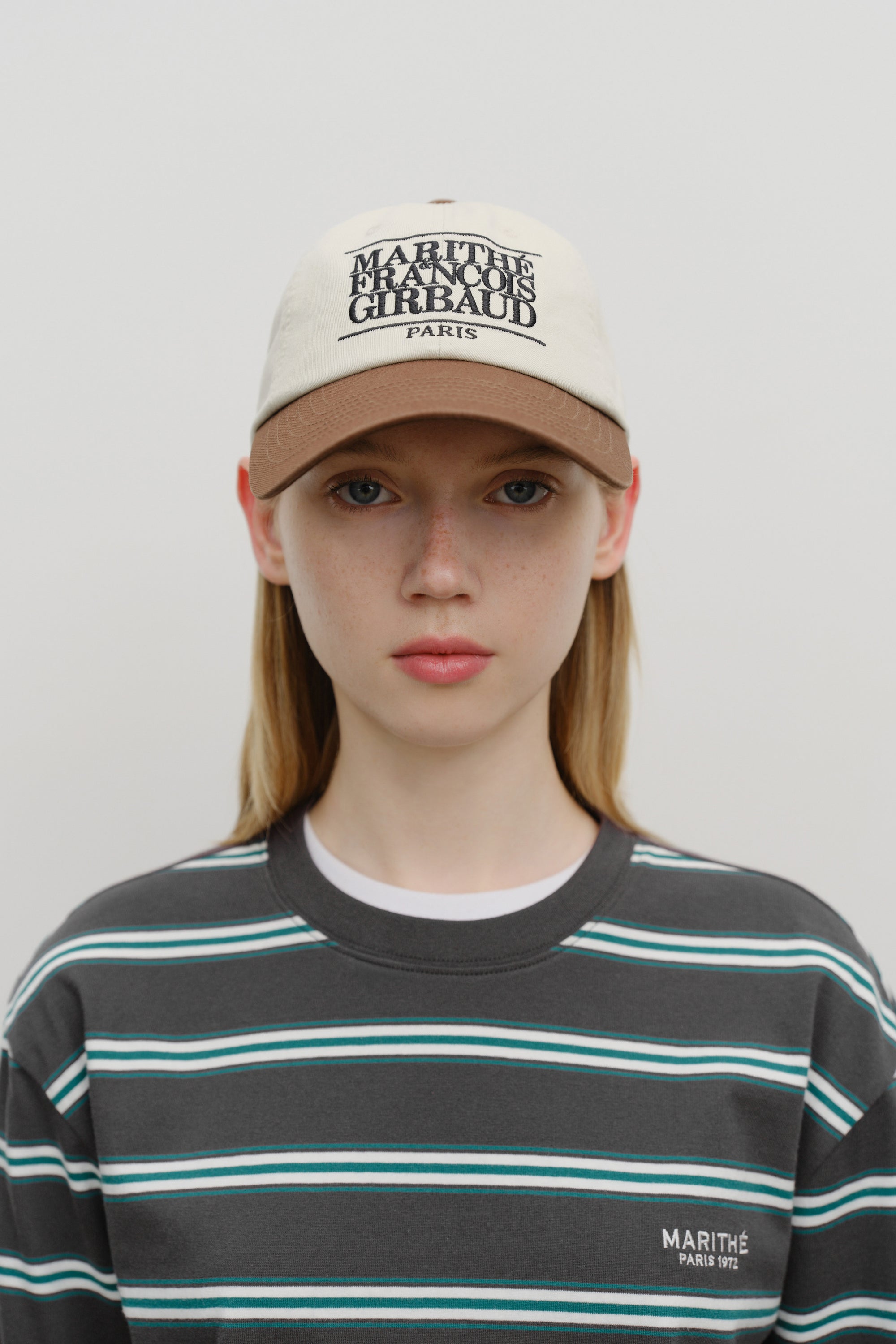 Classic Logo 6P Colorblock Cap Dark Brown