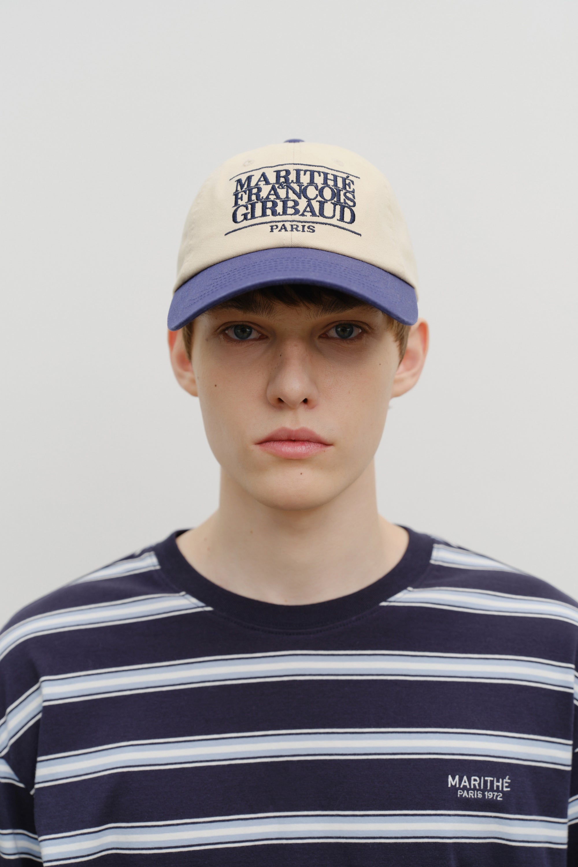 Classic Logo 6Panel Color Block Cap Navy