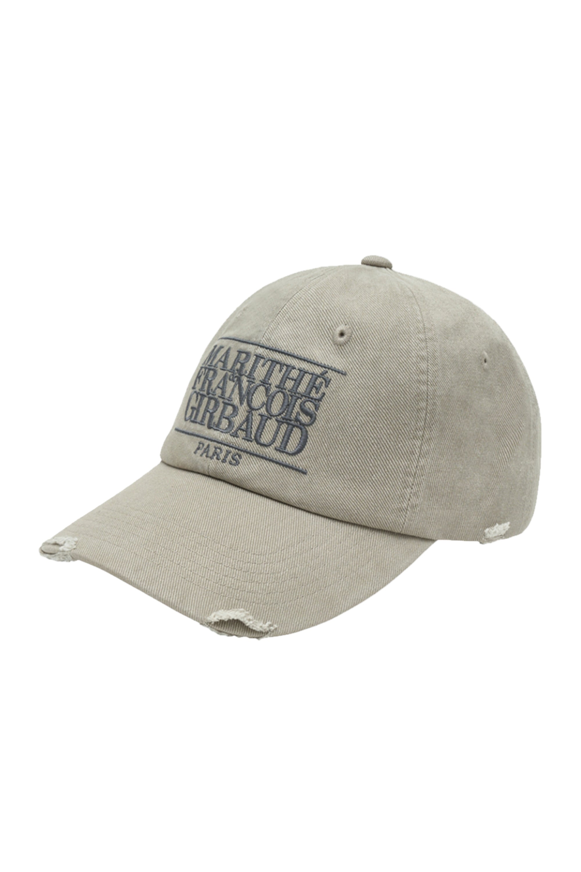 Classic Logo Damaged Overfit Cap Light Gray