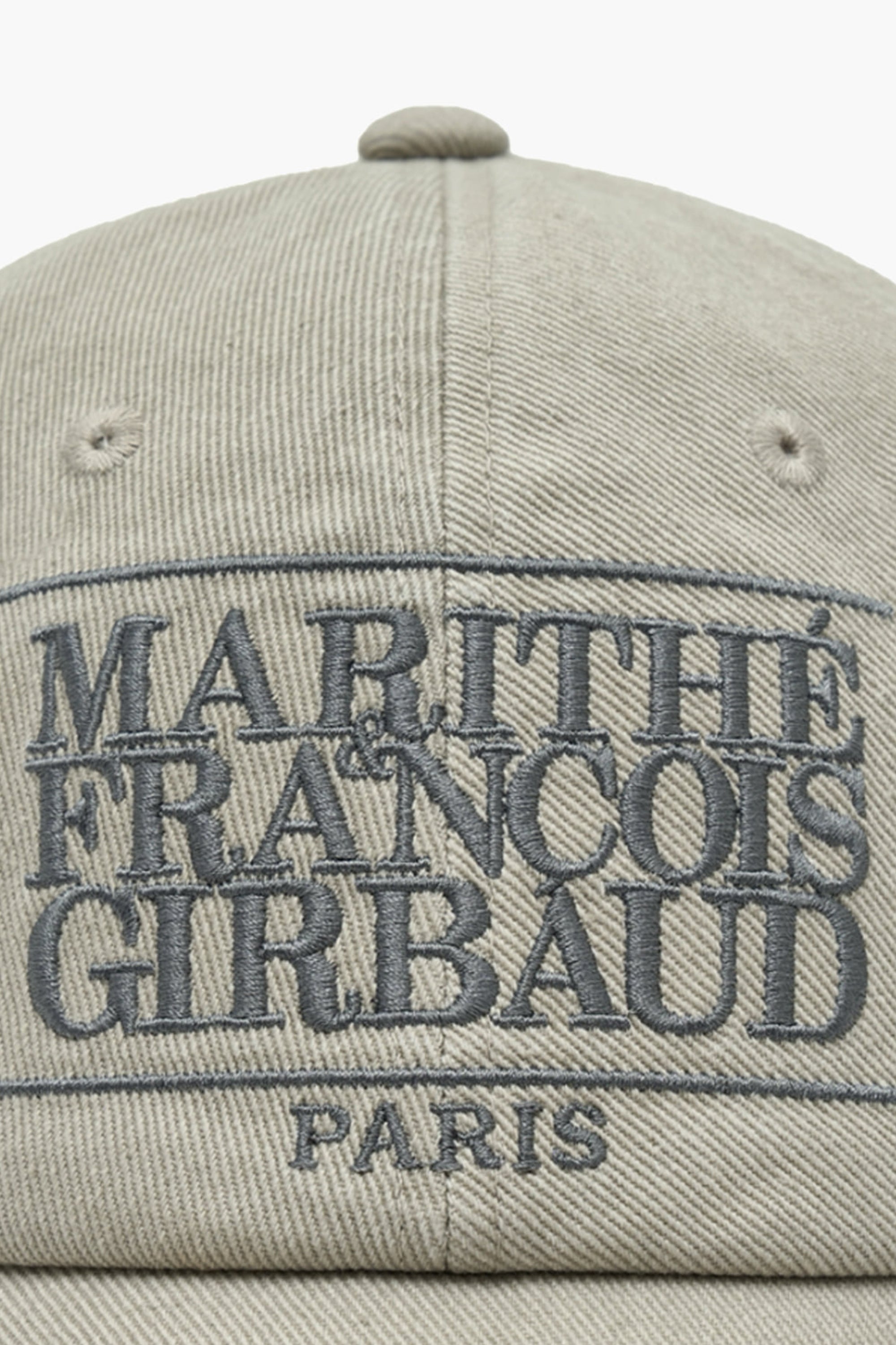 Classic Logo Damaged Overfit Cap Light Gray